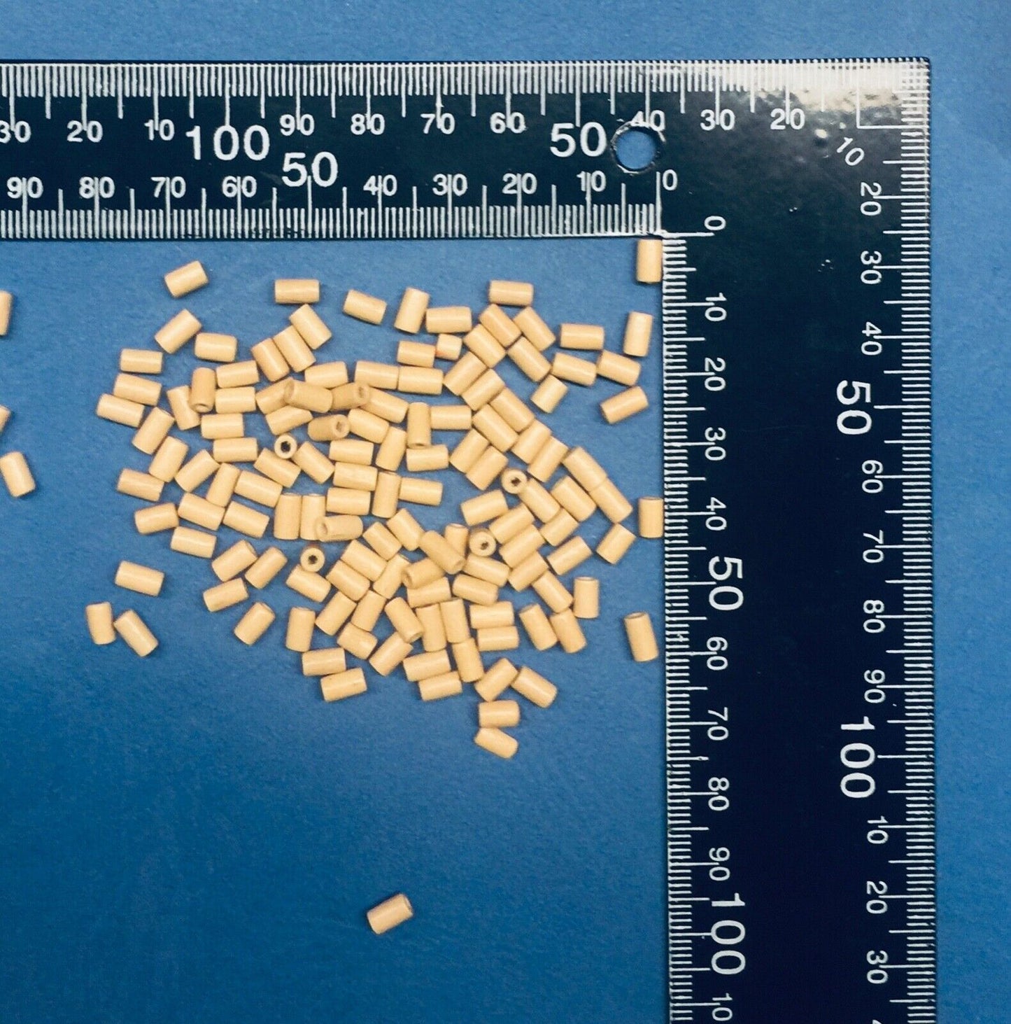 250x Natural Wood 6mmx4mm Tiny Wooden Tube Beads