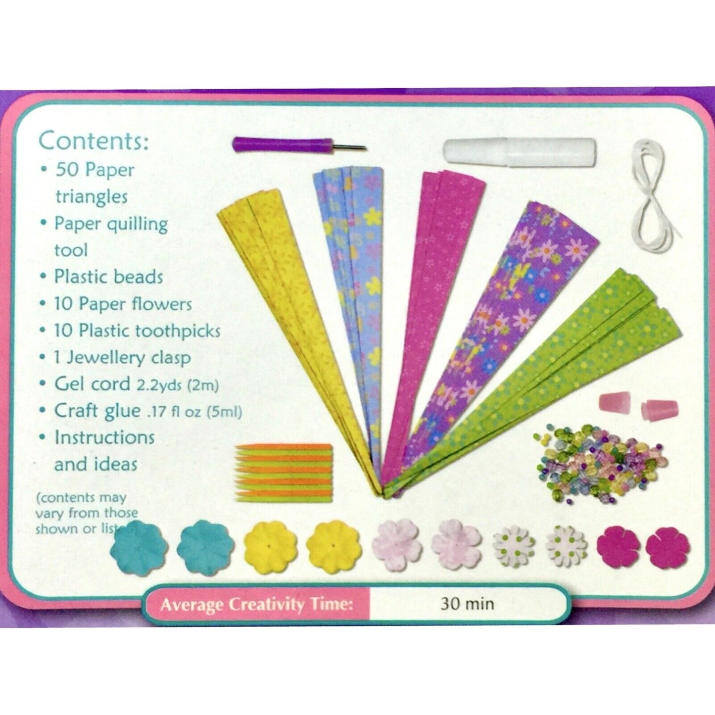 Faber Castell Paper Bead Jewellery DIY Kit