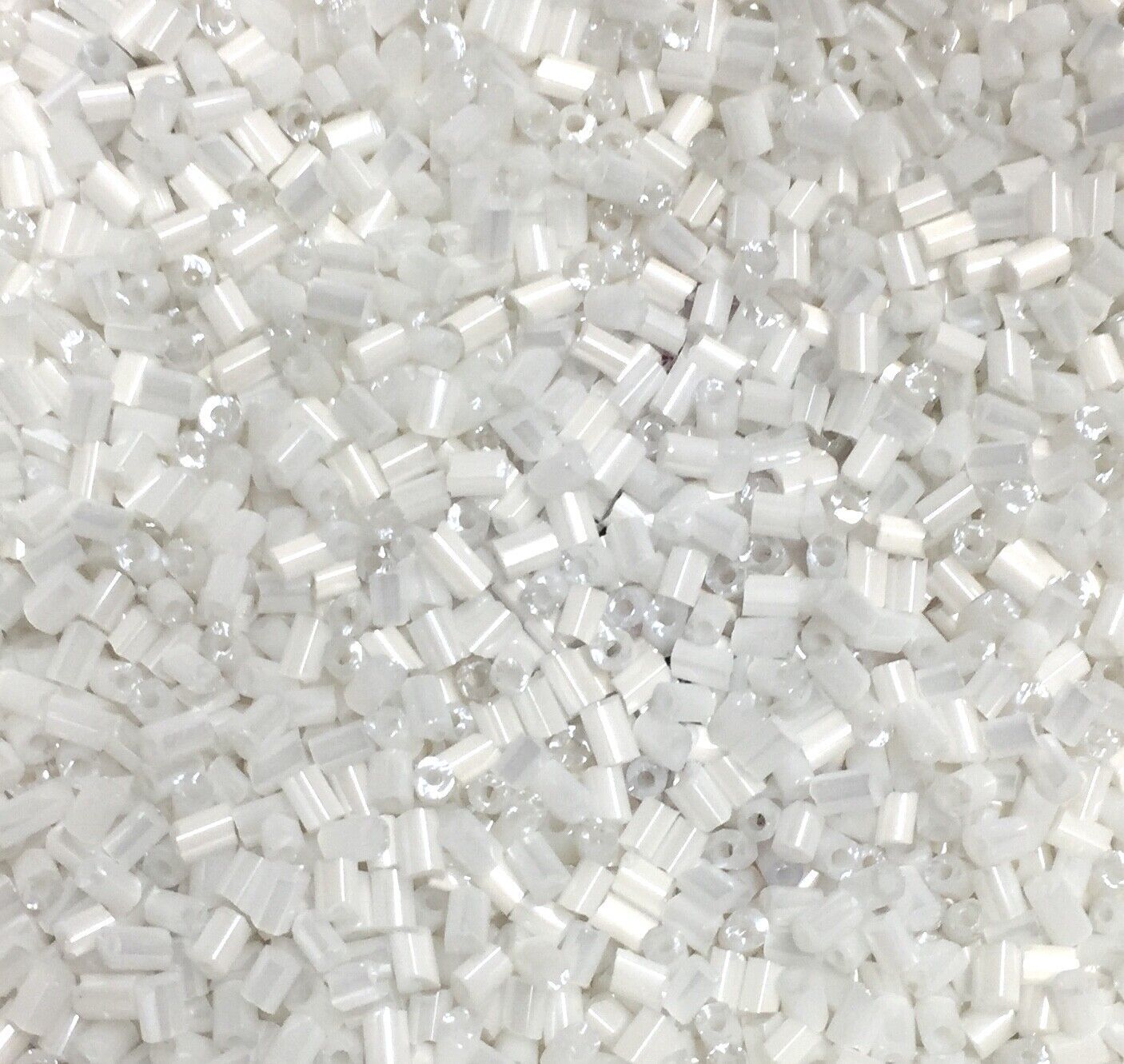3000+ Bugle 2.5x2.0mm Glass Seed Tube Beads  - Choose Your Colour