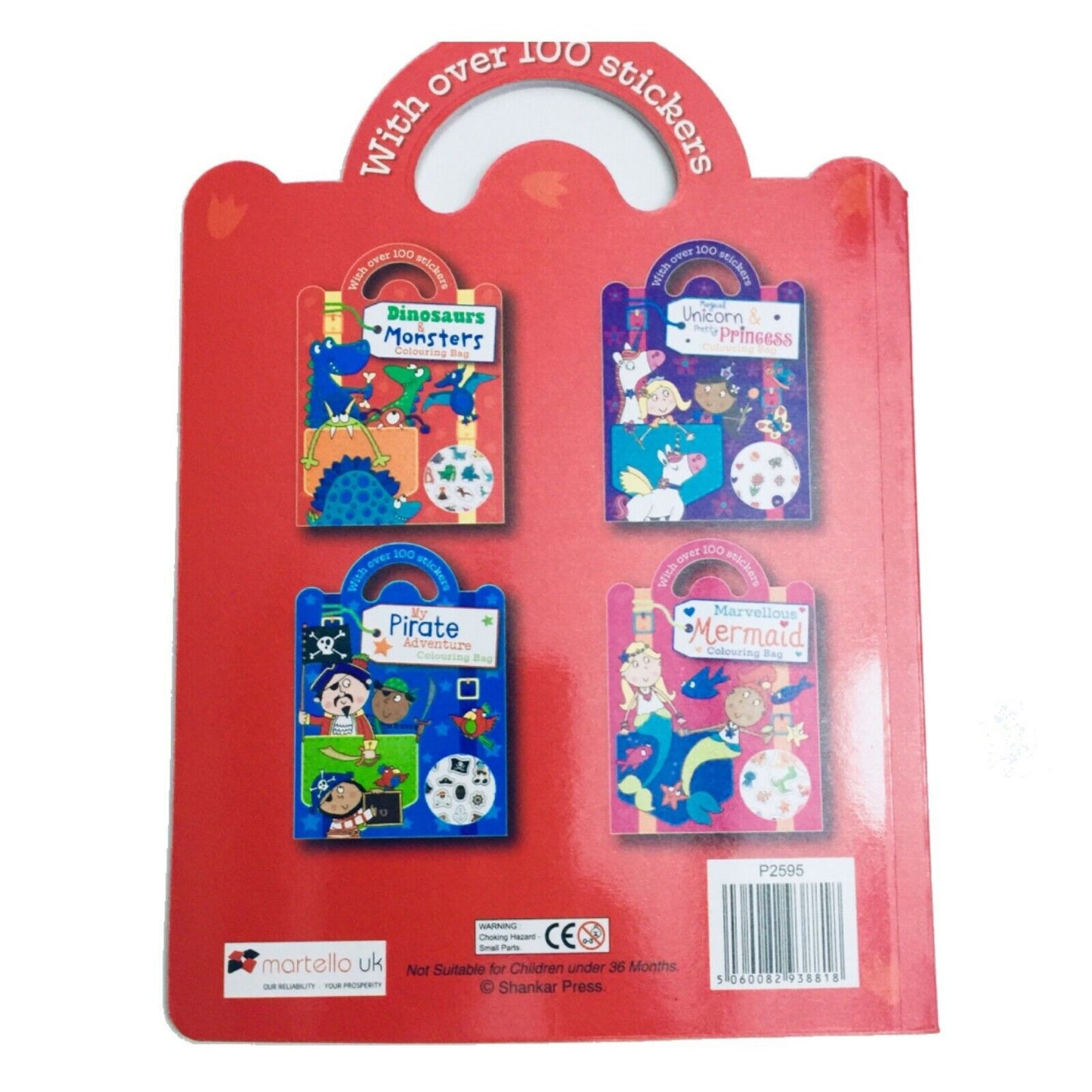 Kids Carry Sticker & Colouring Book - 2 Theme to Choose
