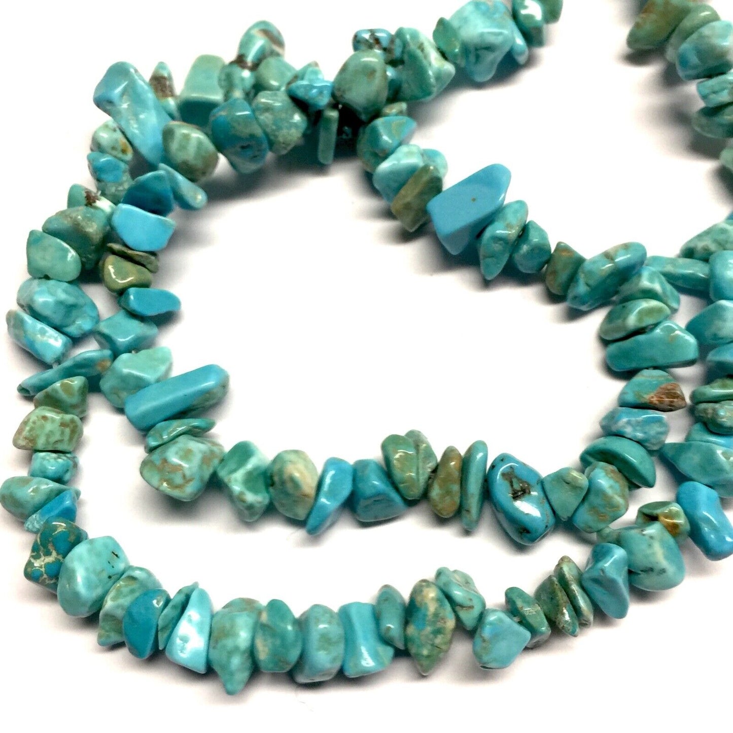 1x Strand 35cm Long Natural Stone Gemstone Chakra Crystal Chips Nugget with Hole