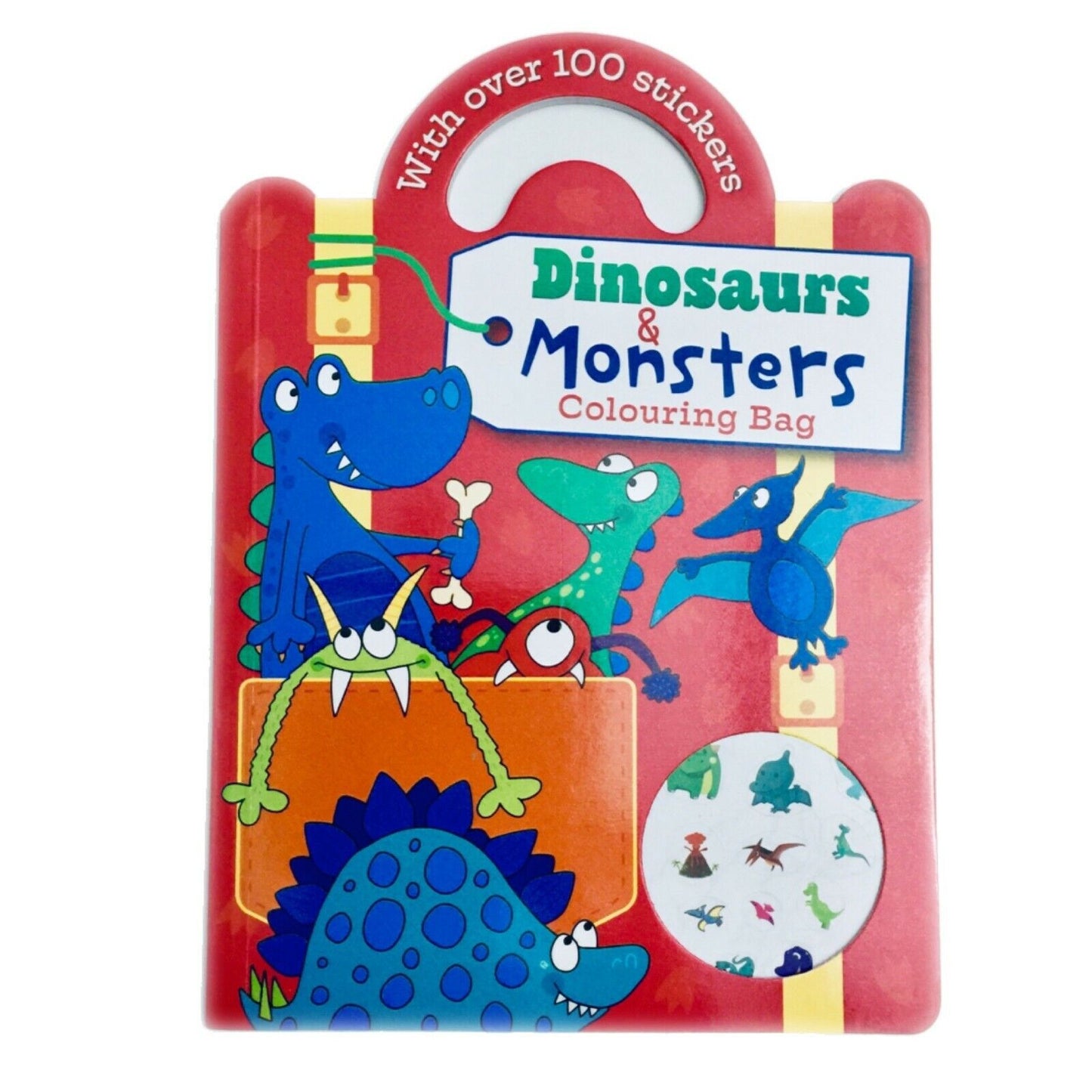 Kids Carry Sticker & Colouring Book - 2 Theme to Choose
