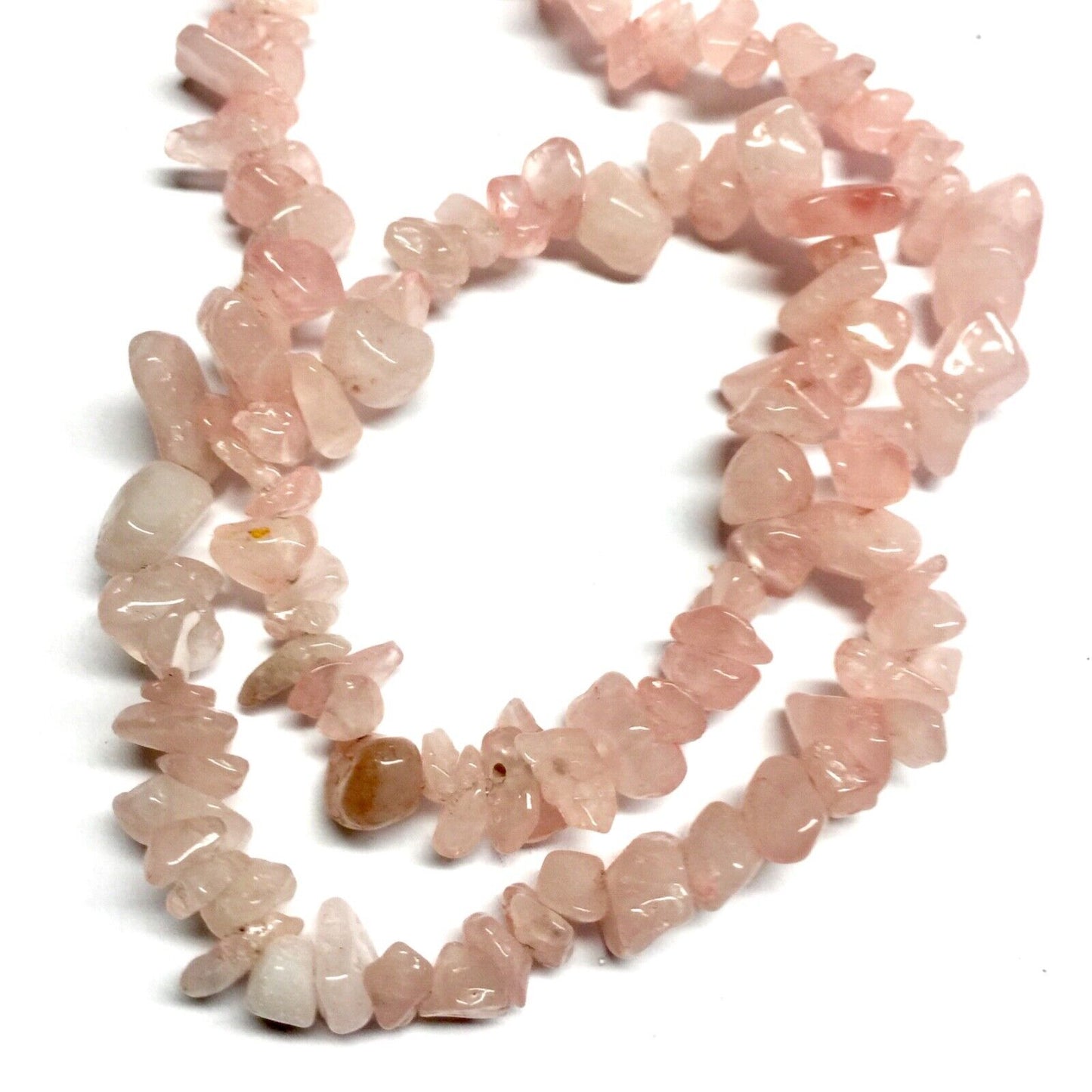 1x Strand 35cm Long Natural Stone Gemstone Chakra Crystal Chips Nugget with Hole