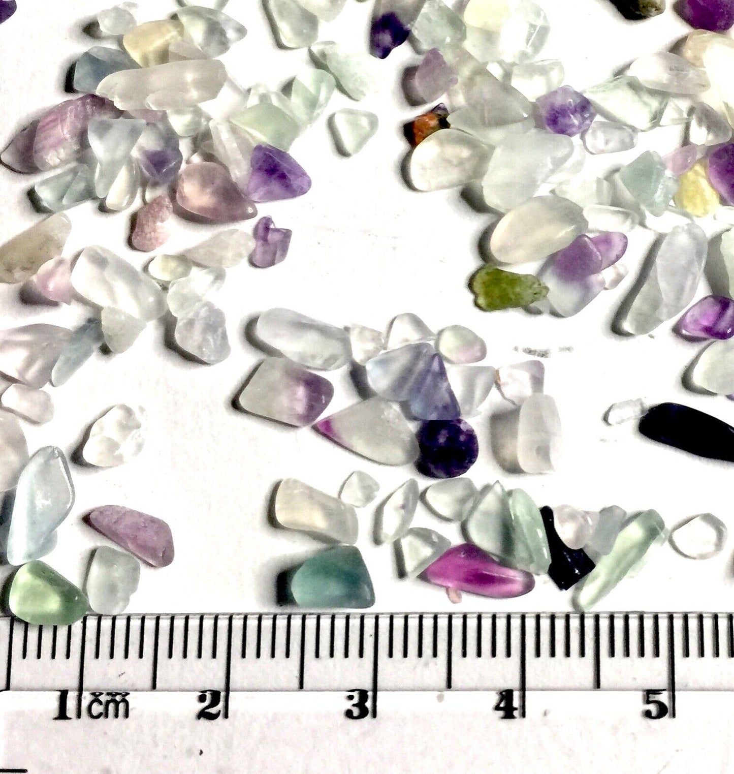 1x Wishing Bottle with Natural Stone Gemstone Chakra Crystal Chips Nuggets