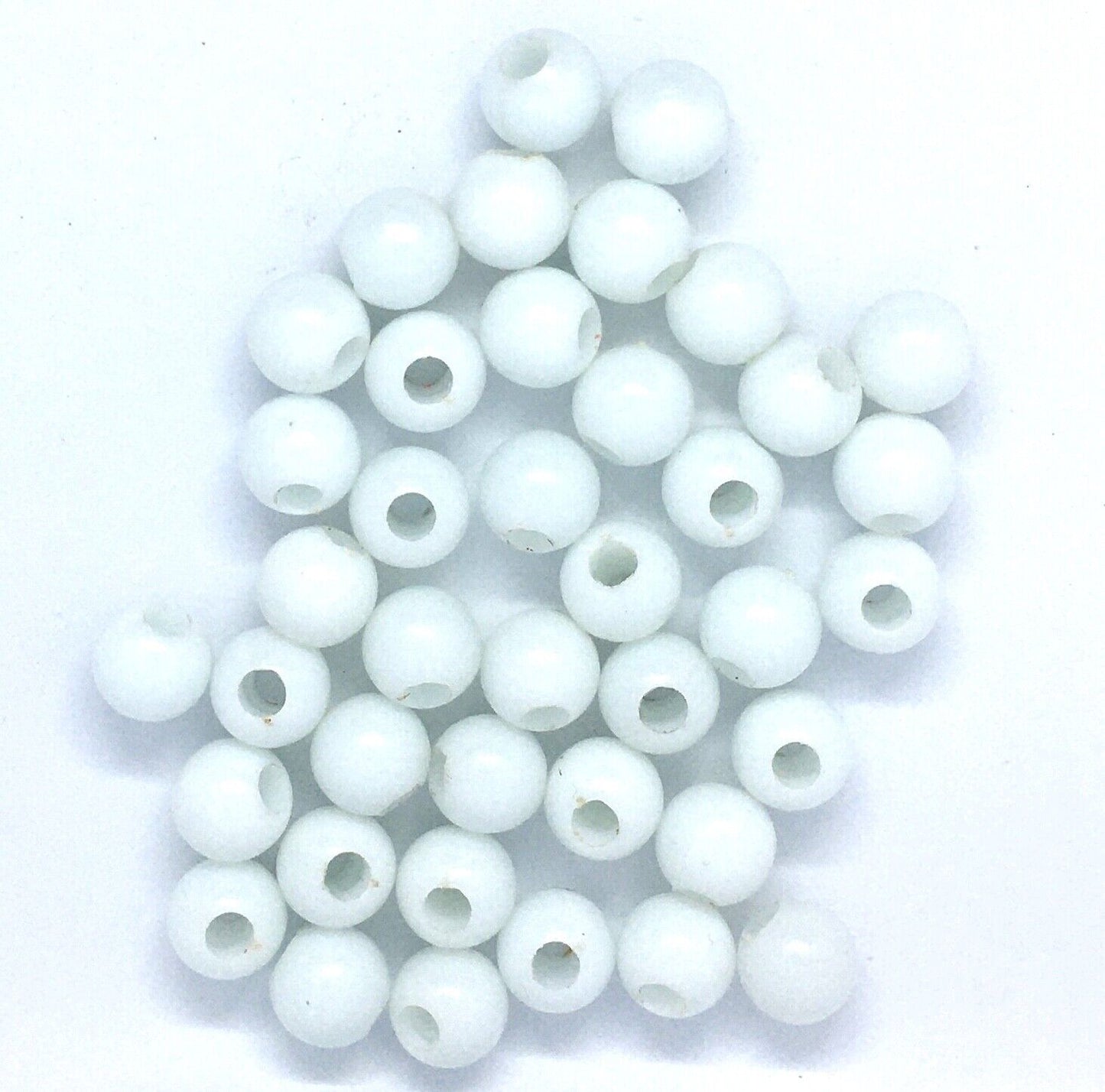 100x Large Hole 13mmx9mm Acrylic Beads - Choose your Colour