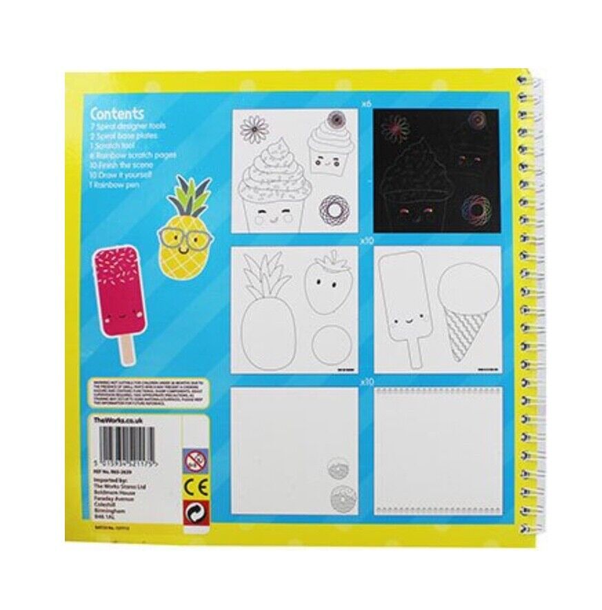 Scratch and Scribble Creativity Pack Set - Pick Your Colour