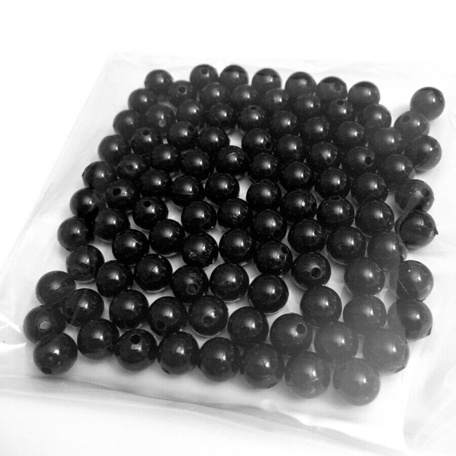 100x Acrylic 8mm Faux Pearl Beads - Choose Your Colour