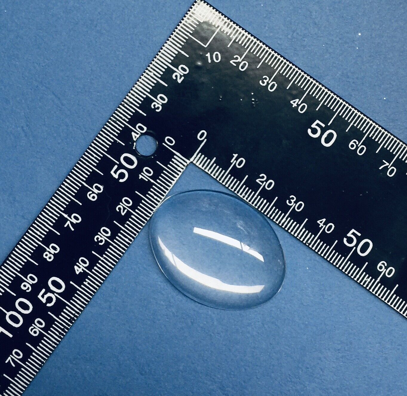 5x/10x/15x Clear Glass Flat Cabochon for Jewellery Making - Round, Heart or Oval