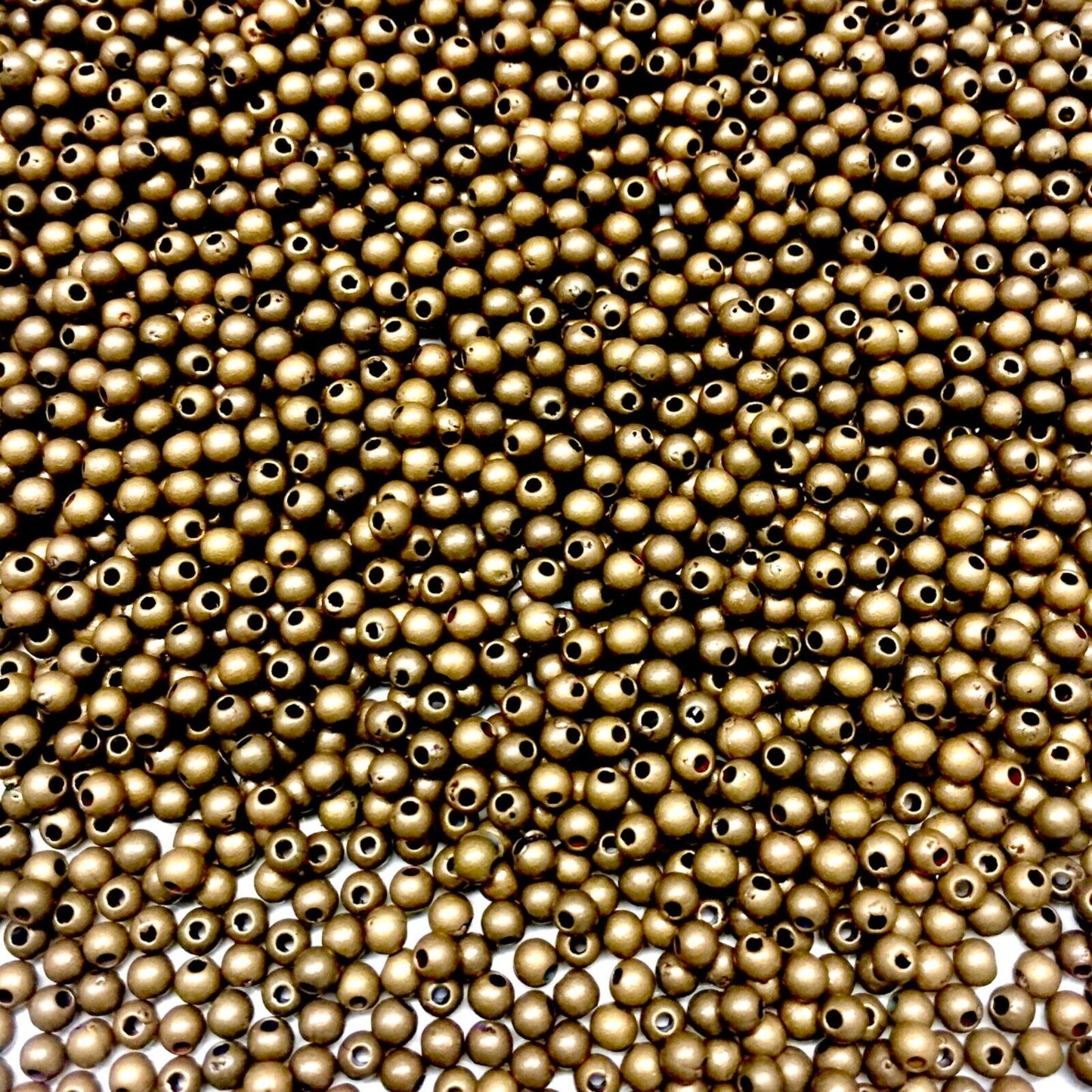 1000x Tiny 3mm Acrylic Faux Pearl Beads for Jewellery Making - Pick Your Colour