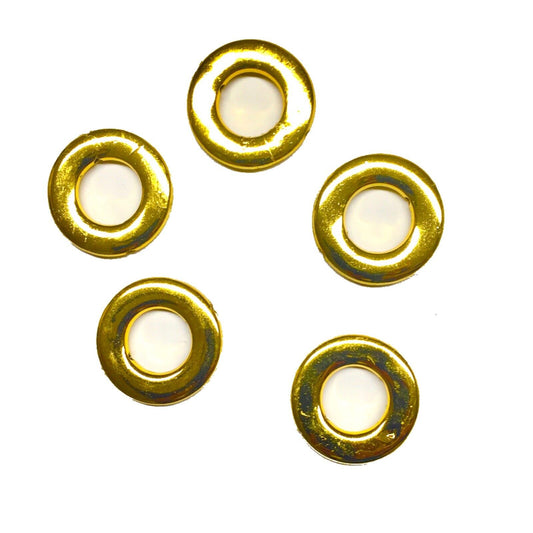 10x Acrylic 30mm Circle Ring Bead Frames (Fits 15mm Beads) - Gold or Silver