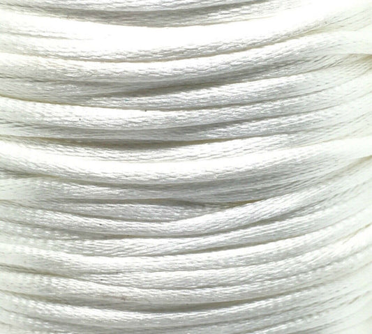 10 Yards Macrame 2mm Shamballa Braided Polyester Nylon Cord - Pick your colour