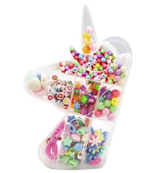 1x Acrylic Beads DIY Jewellery Making Kit with Free Plastic Bead Organiser