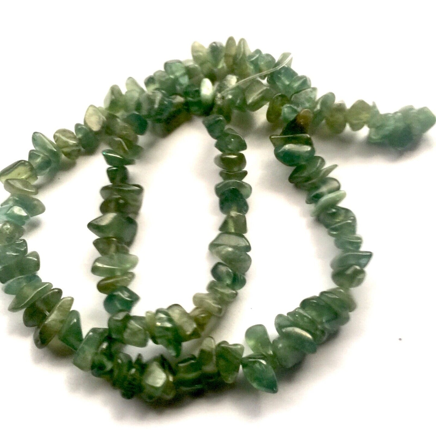 1x Strand 35cm Long Natural Stone Gemstone Chakra Crystal Chips Nugget with Hole