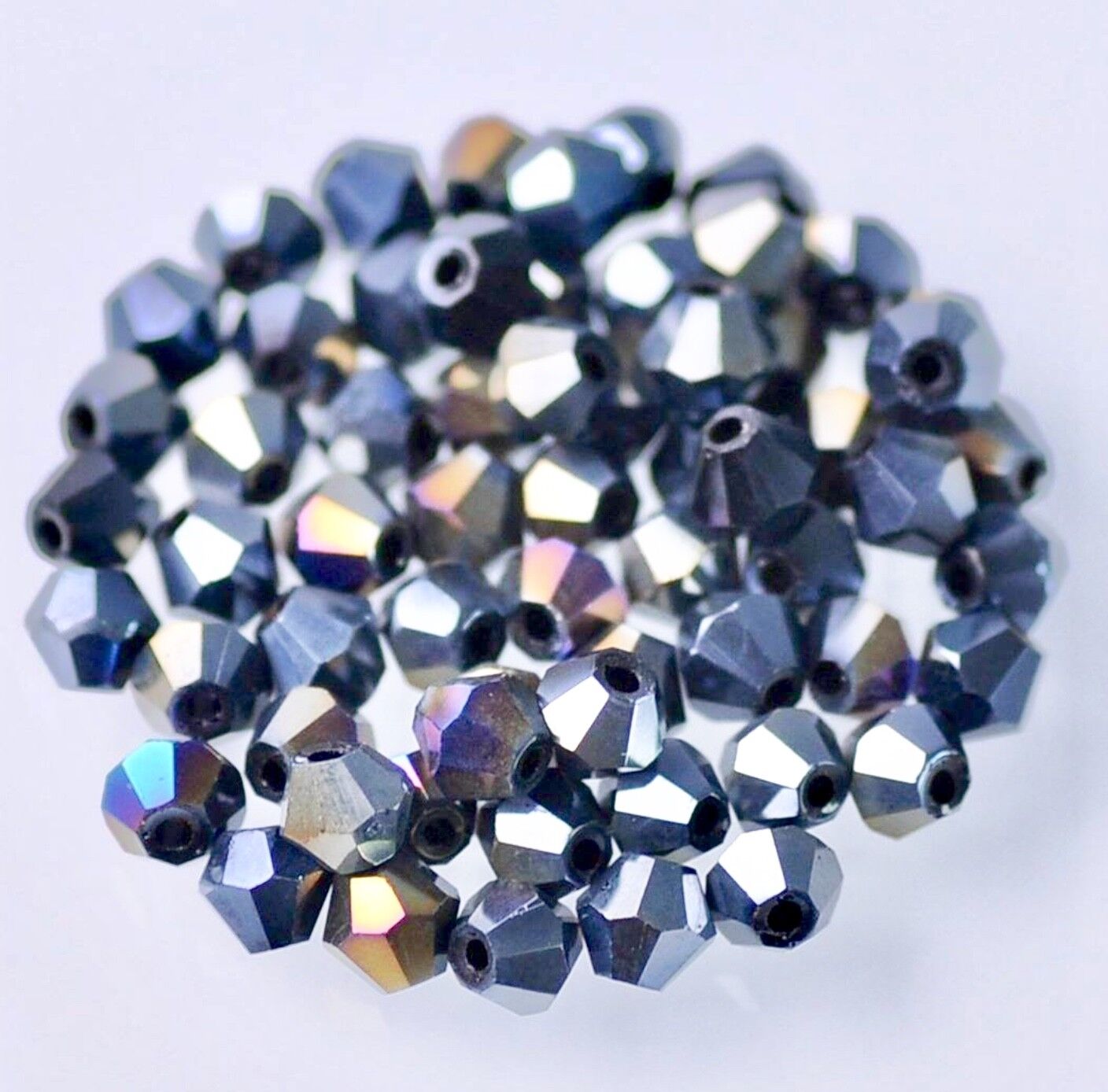 200x Bicone Crystal 4mm Beads RMAA - Choose Your Colour