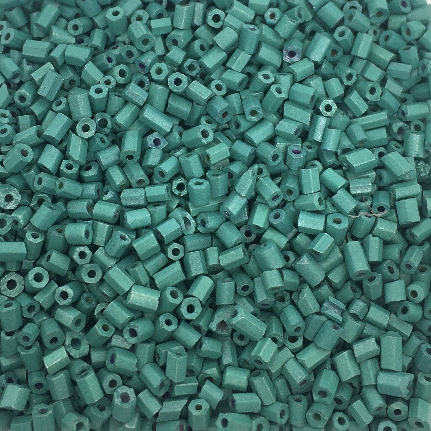 3000+ Bugle 2.5x2.0mm Glass Seed Tube Beads  - Choose Your Colour