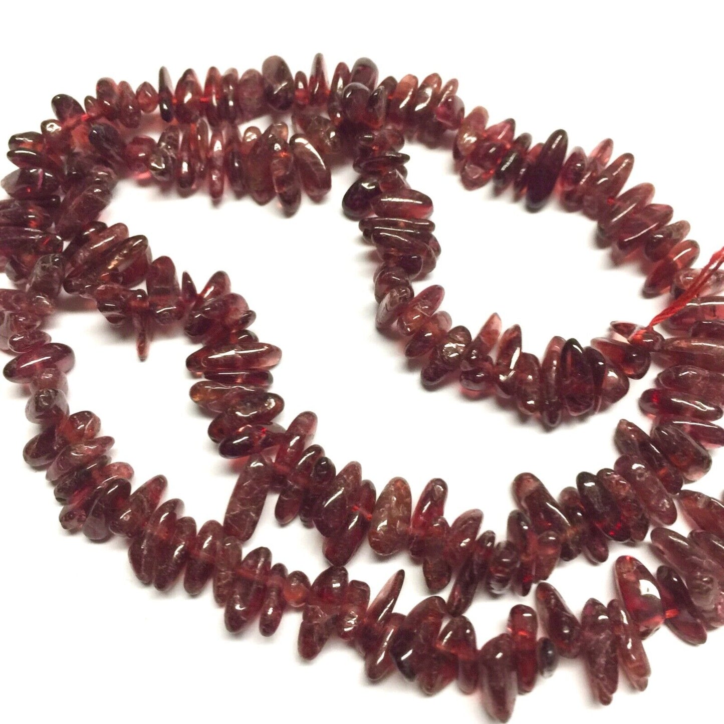 1x Strand 35cm Long Natural Stone Gemstone Chakra Crystal Chips Nugget with Hole
