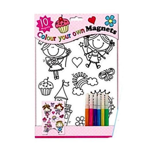 1x Set Colour Your Own Magnets Craft Kit - Choose Your Design