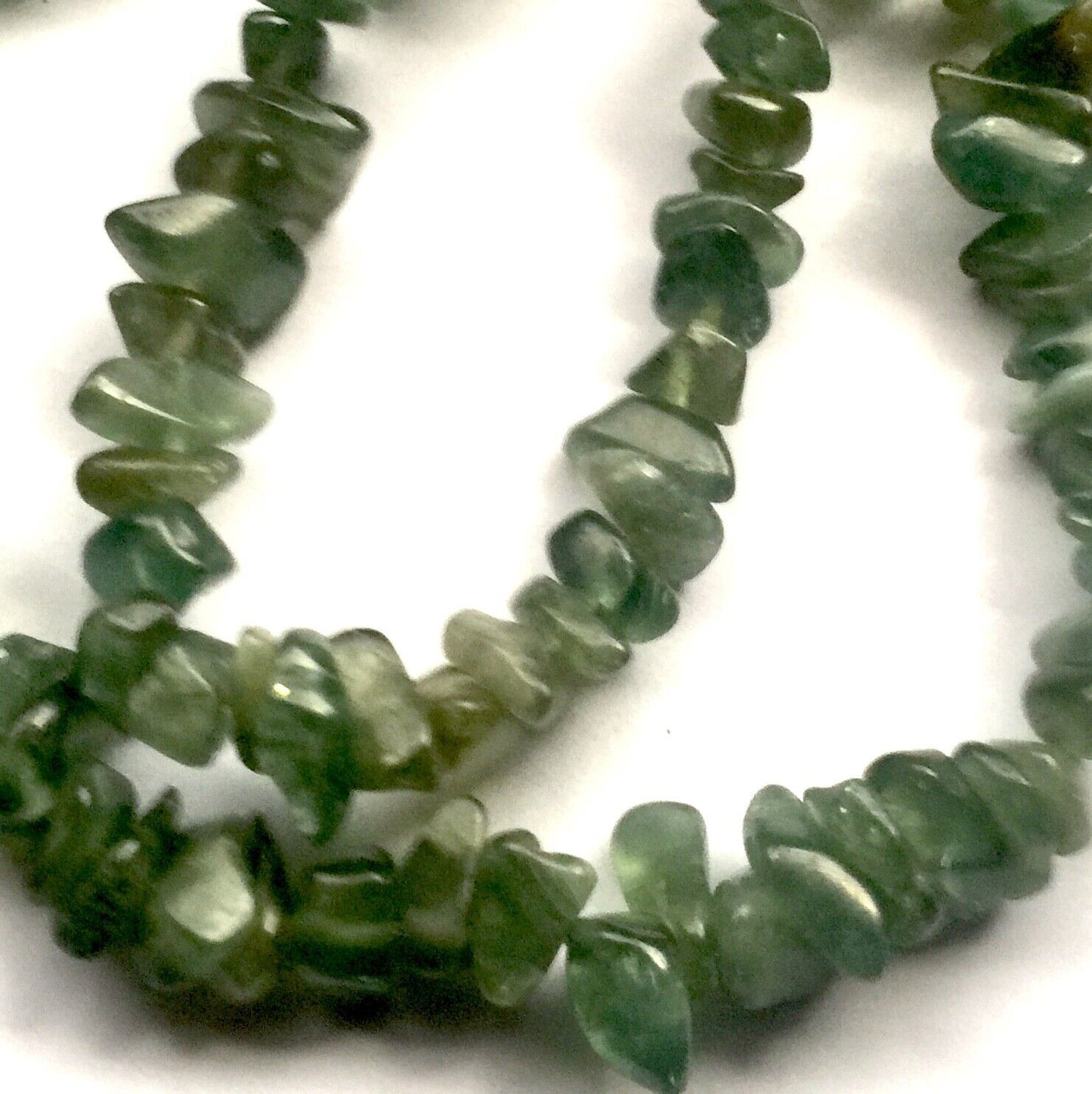 1x Strand 35cm Long Natural Stone Gemstone Chakra Crystal Chips Nugget with Hole