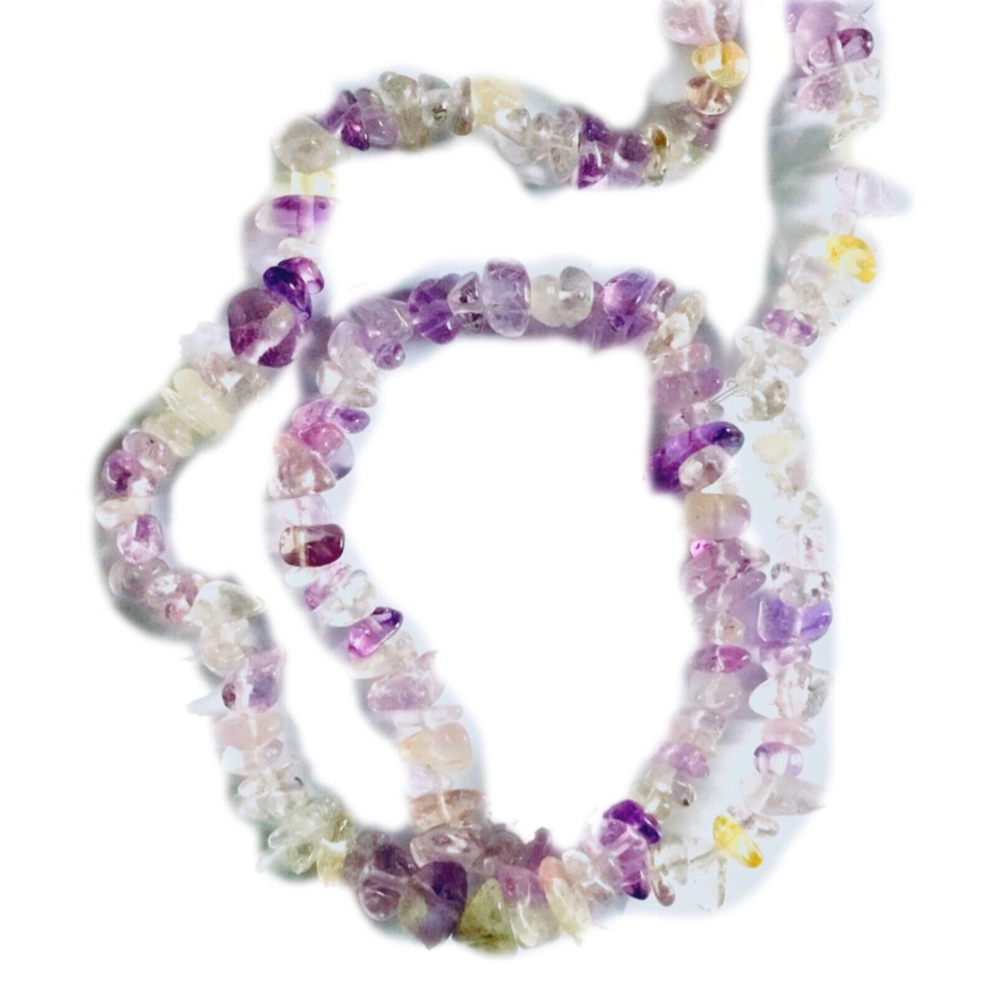1x Strand 35cm Long Natural Stone Gemstone Chakra Crystal Chips Nugget with Hole