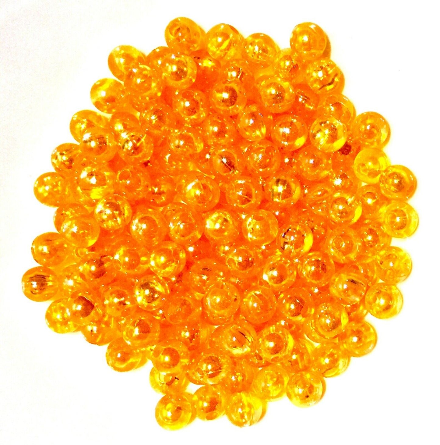 100x Acrylic 8mm Iridescent Coloured Beads - Choose Your Colour