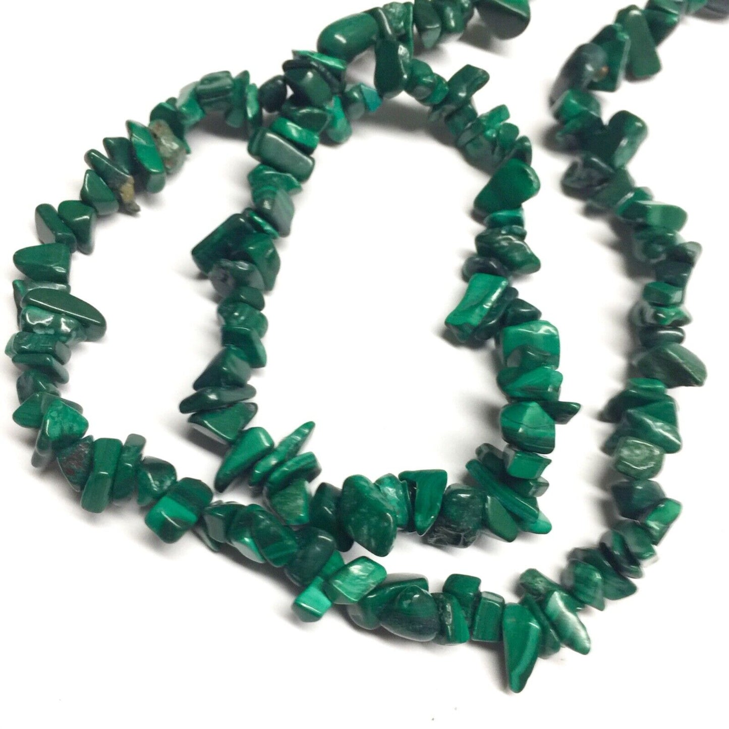 1x Strand 35cm Long Natural Stone Gemstone Chakra Crystal Chips Nugget with Hole