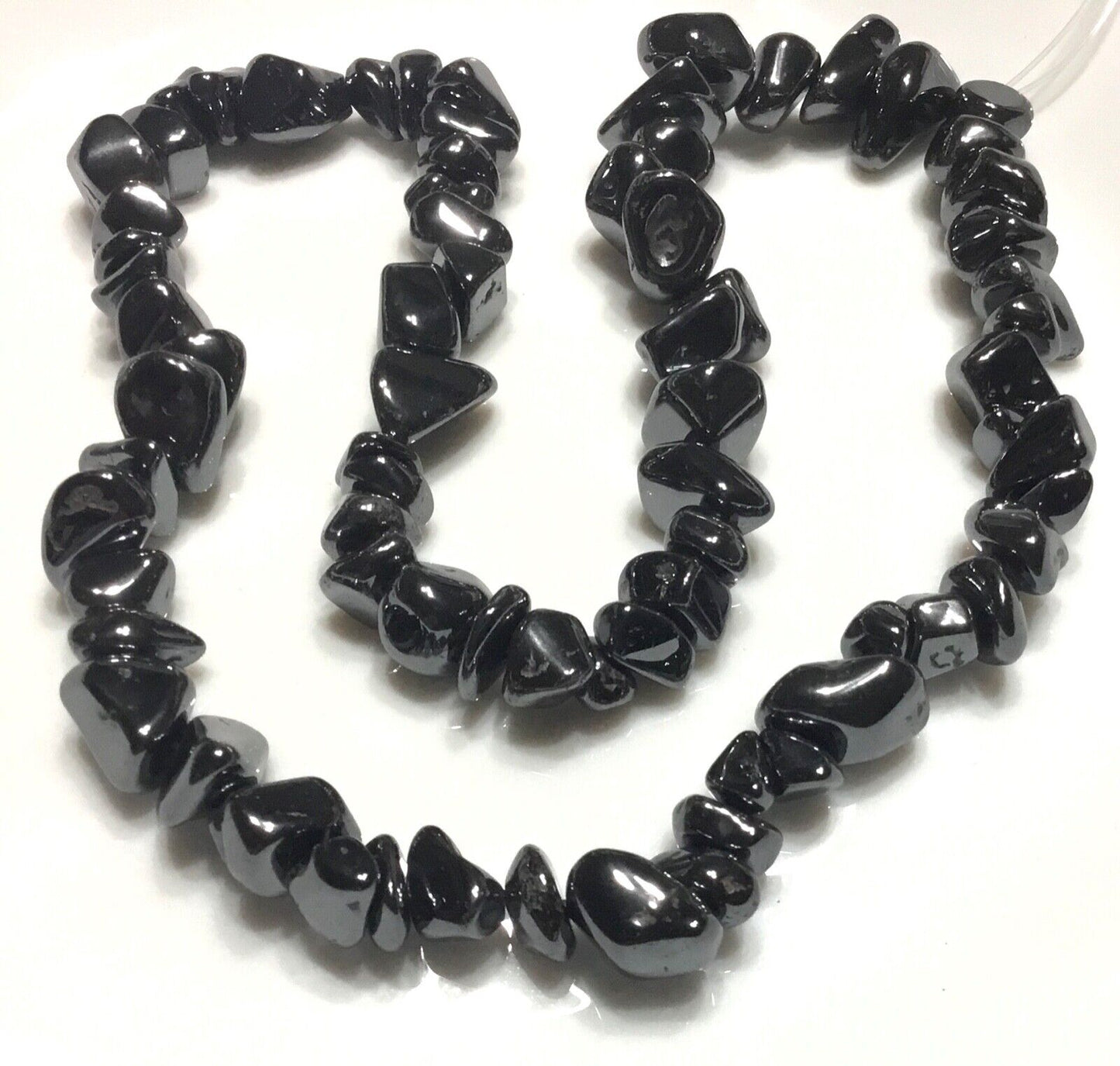 1x Strand 35cm Long Natural Stone Gemstone Chakra Crystal Chips Nugget with Hole