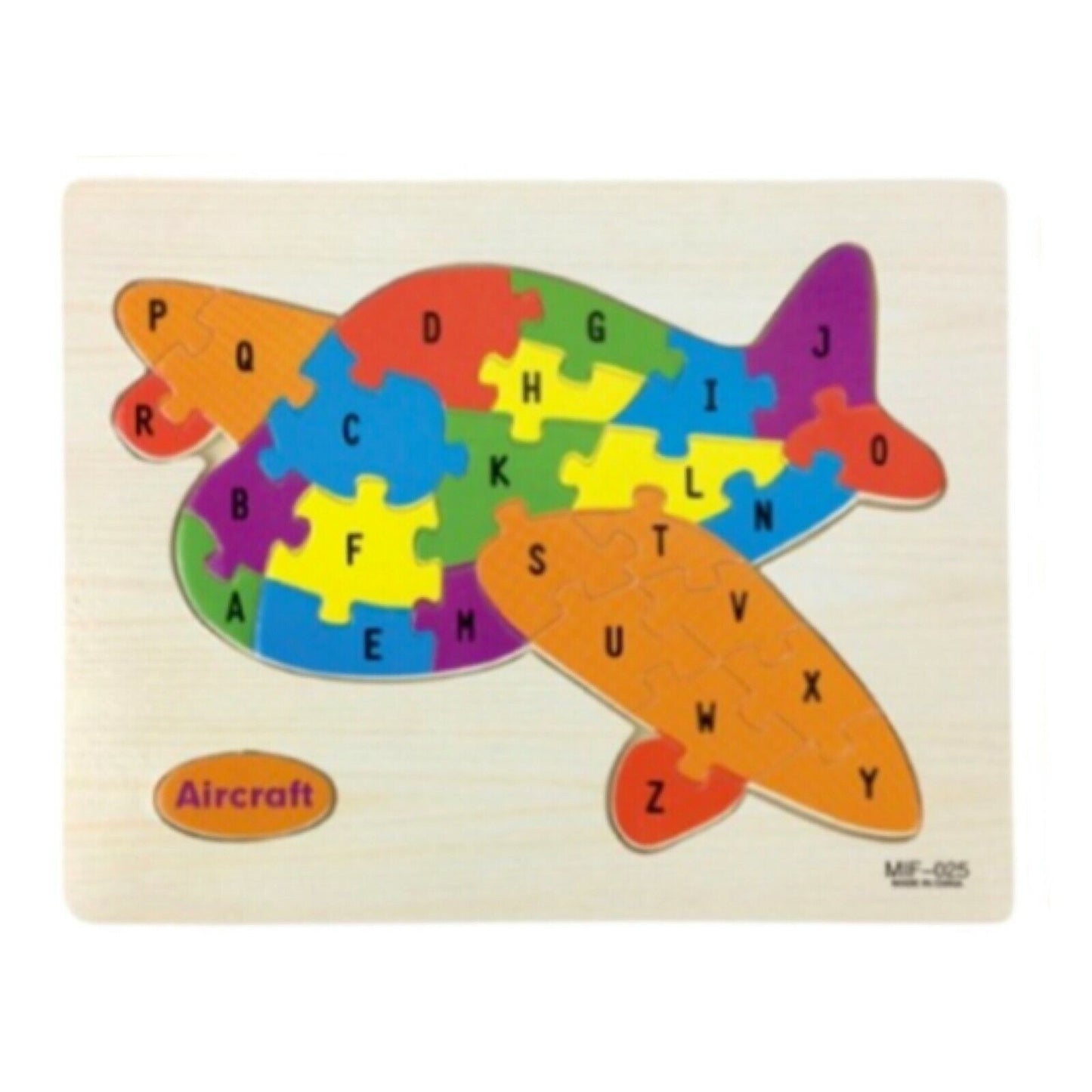 Wooden Vehicle Jigzaw Puzzle - Choose from Aeroplane, Ship, Truck or Tractor