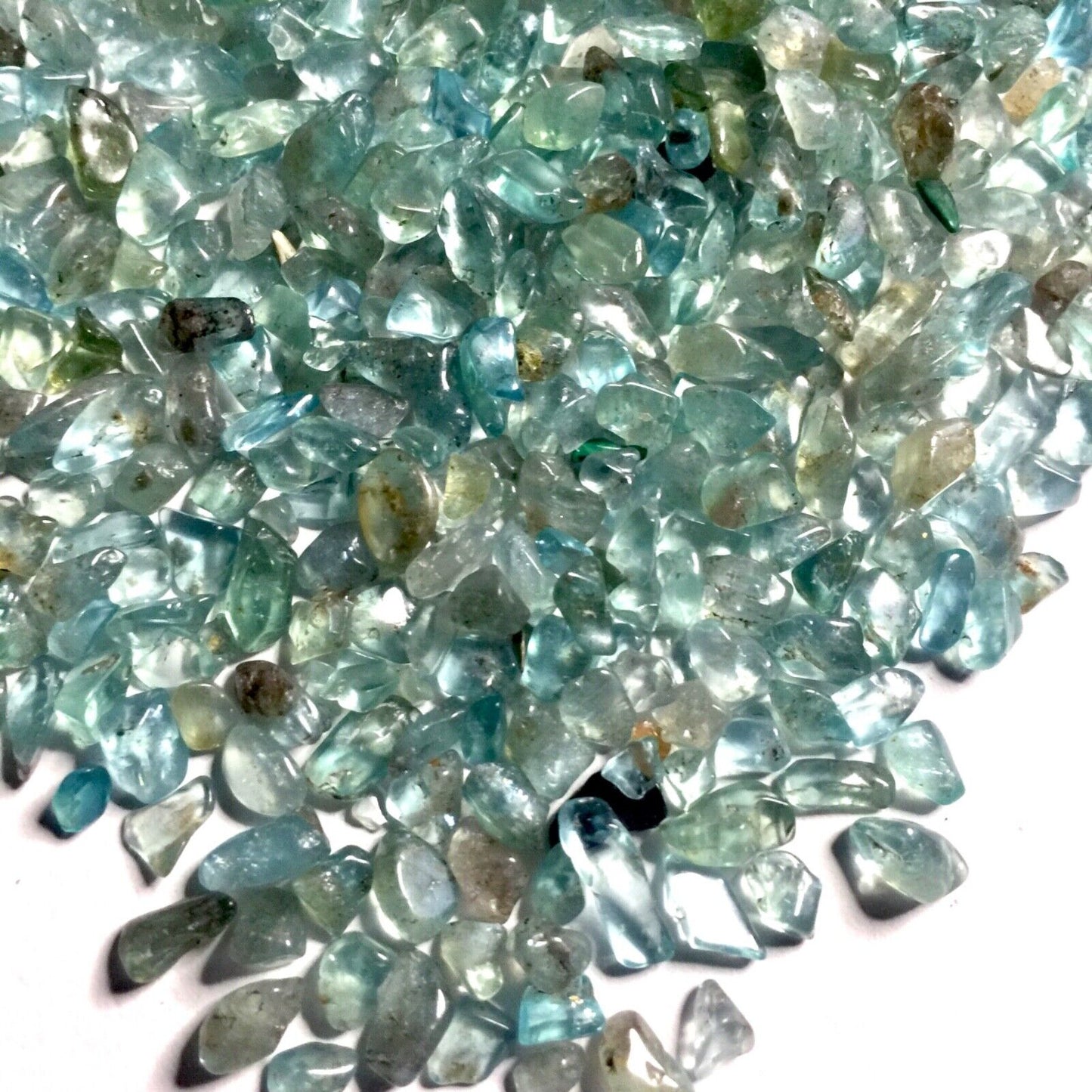 1x Wishing Bottle with Natural Stone Gemstone Chakra Crystal Chips Nuggets