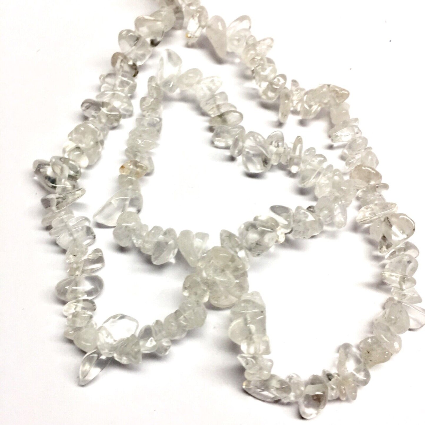1x Strand 35cm Long Natural Stone Gemstone Chakra Crystal Chips Nugget with Hole