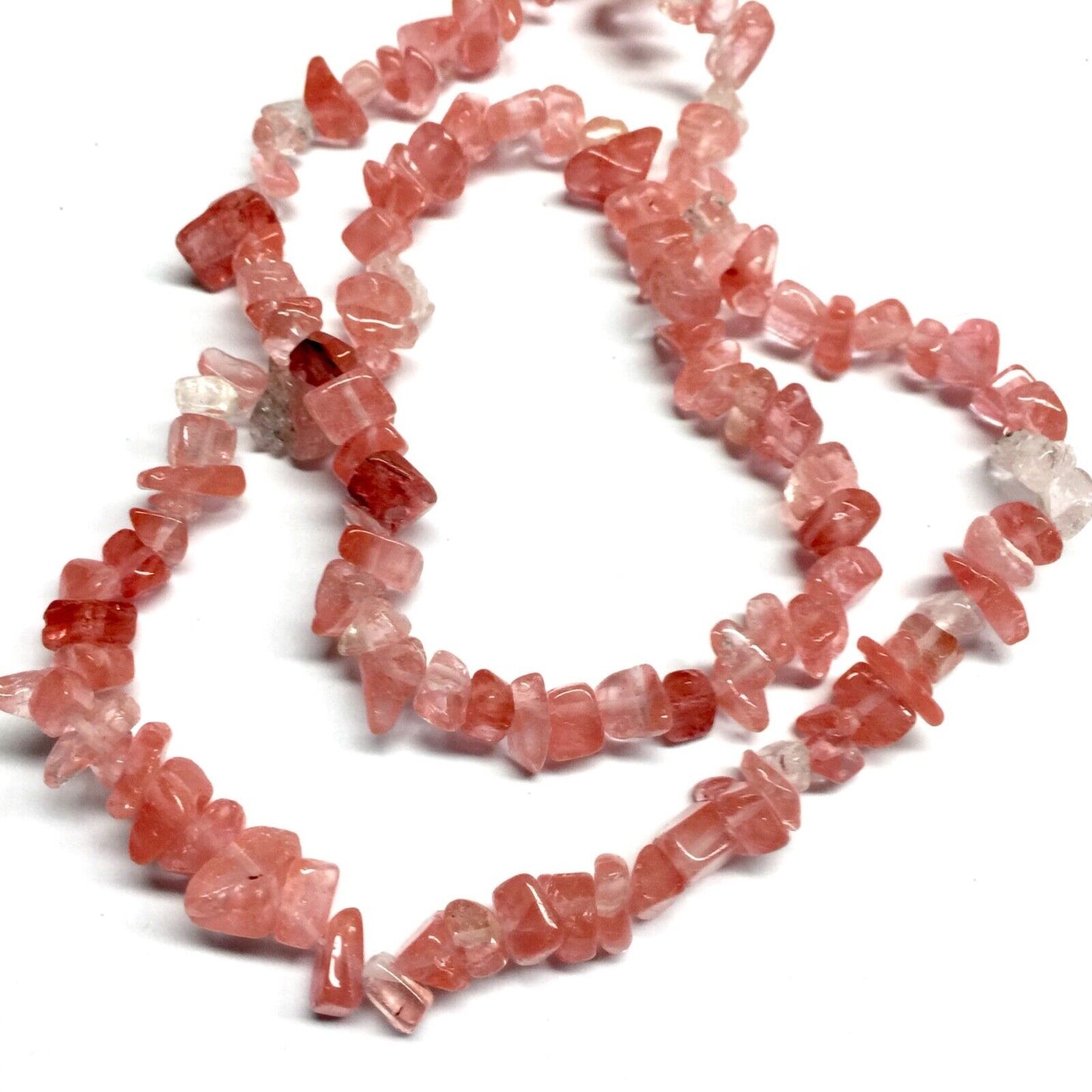 1x Strand 35cm Long Natural Stone Gemstone Chakra Crystal Chips Nugget with Hole