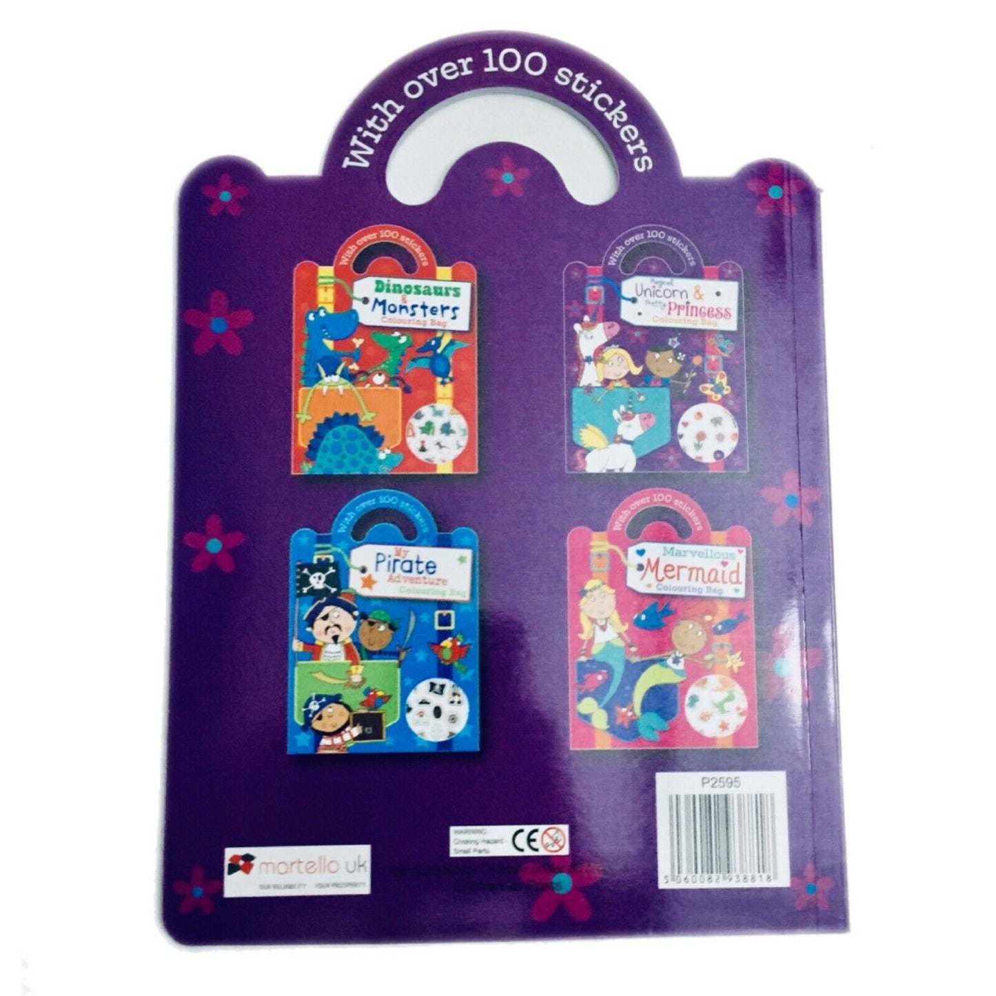 Kids Carry Sticker & Colouring Book - 2 Theme to Choose