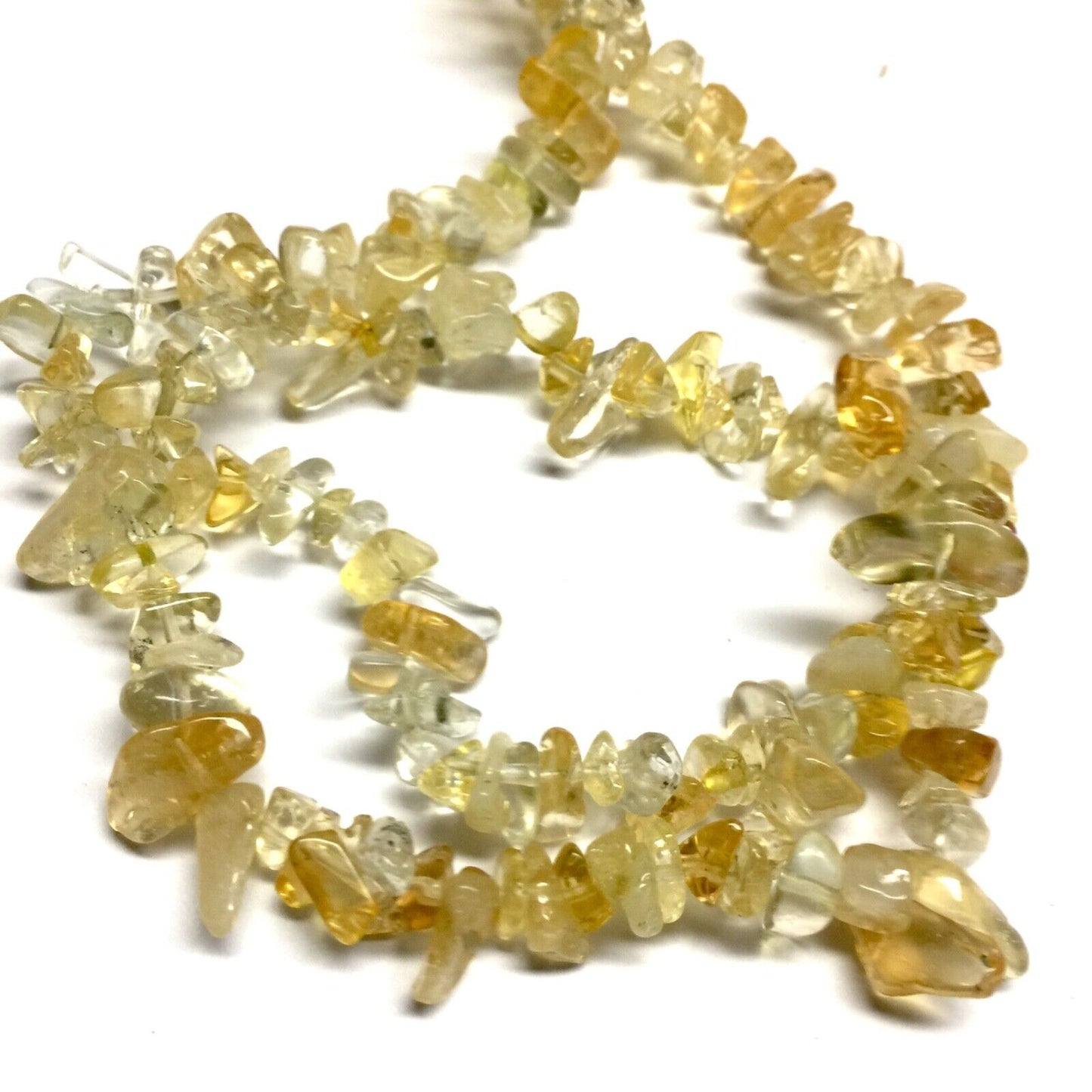 1x Strand 35cm Long Natural Stone Gemstone Chakra Crystal Chips Nugget with Hole