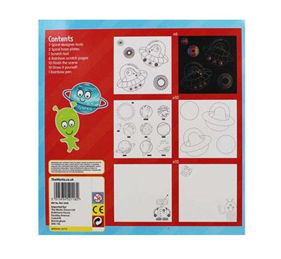 Scratch and Scribble Creativity Pack Set - Pick Your Colour