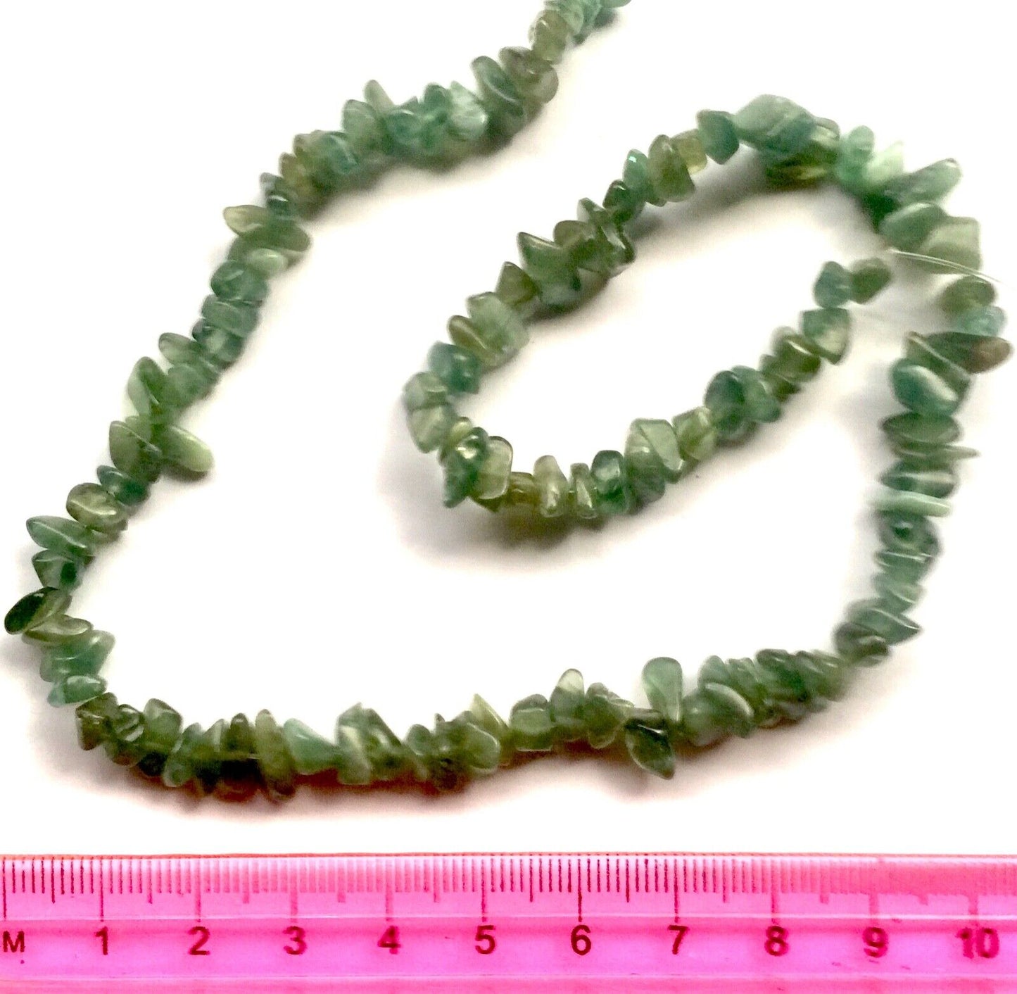 1x Strand 35cm Long Natural Stone Gemstone Chakra Crystal Chips Nugget with Hole