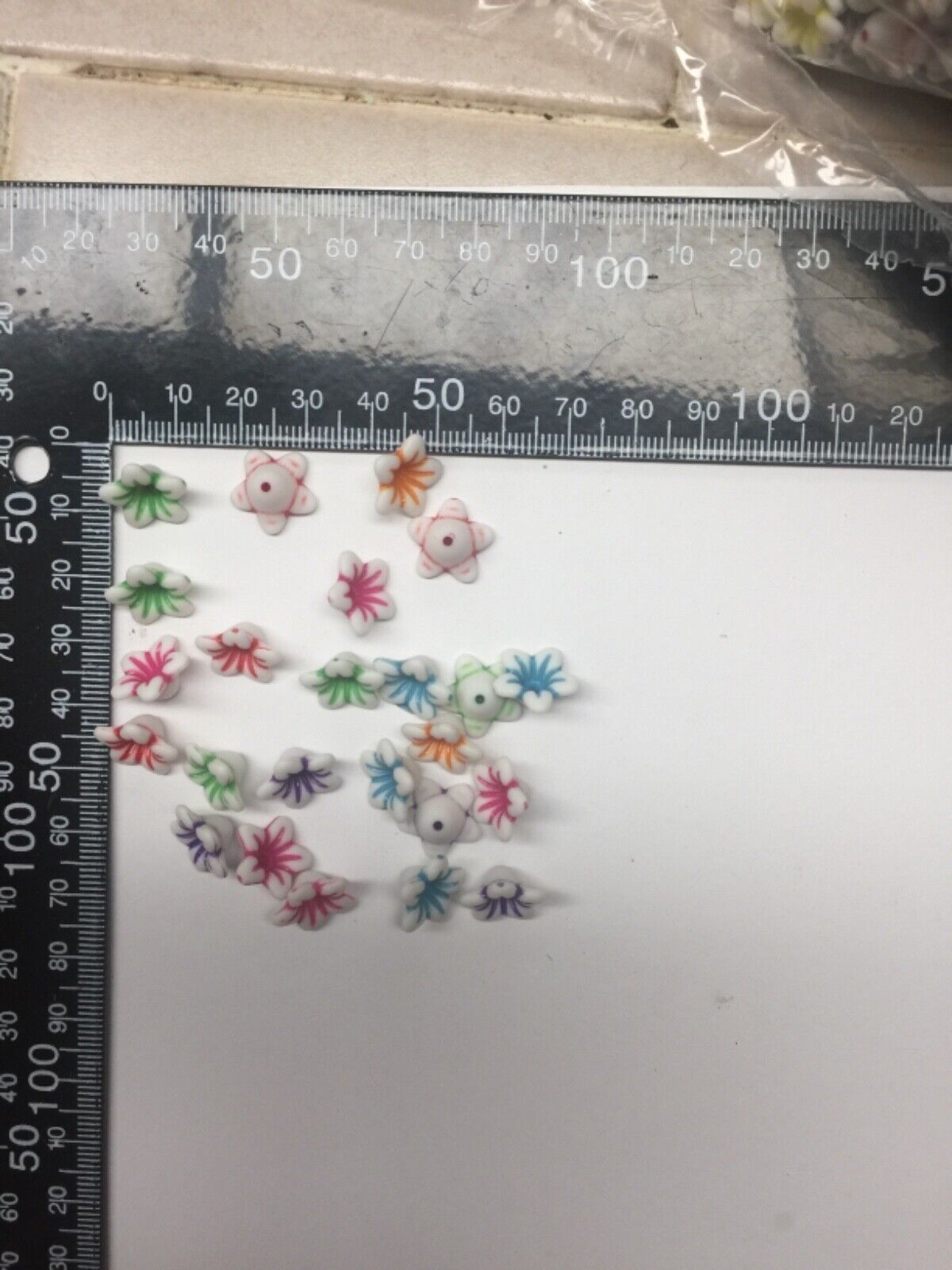 100 pcs Flowers and Butterfly Acrylic Charm and Beads - Pick Your Design