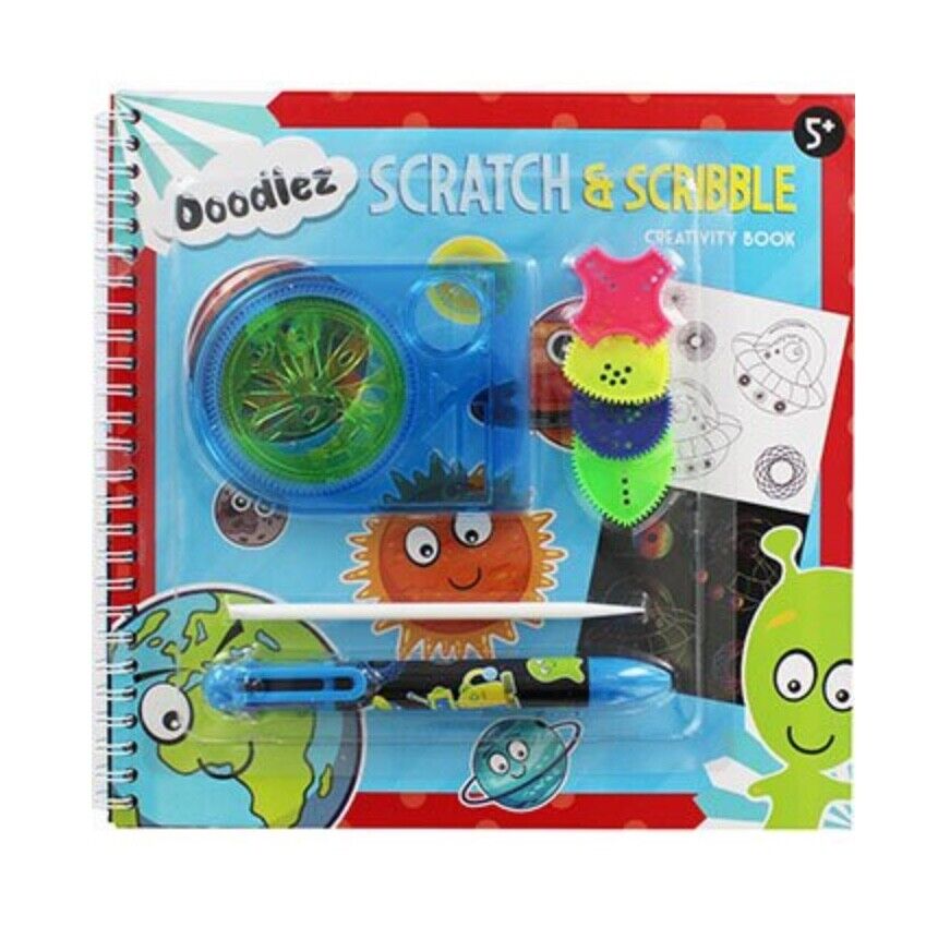 Scratch and Scribble Creativity Pack Set - Pick Your Colour