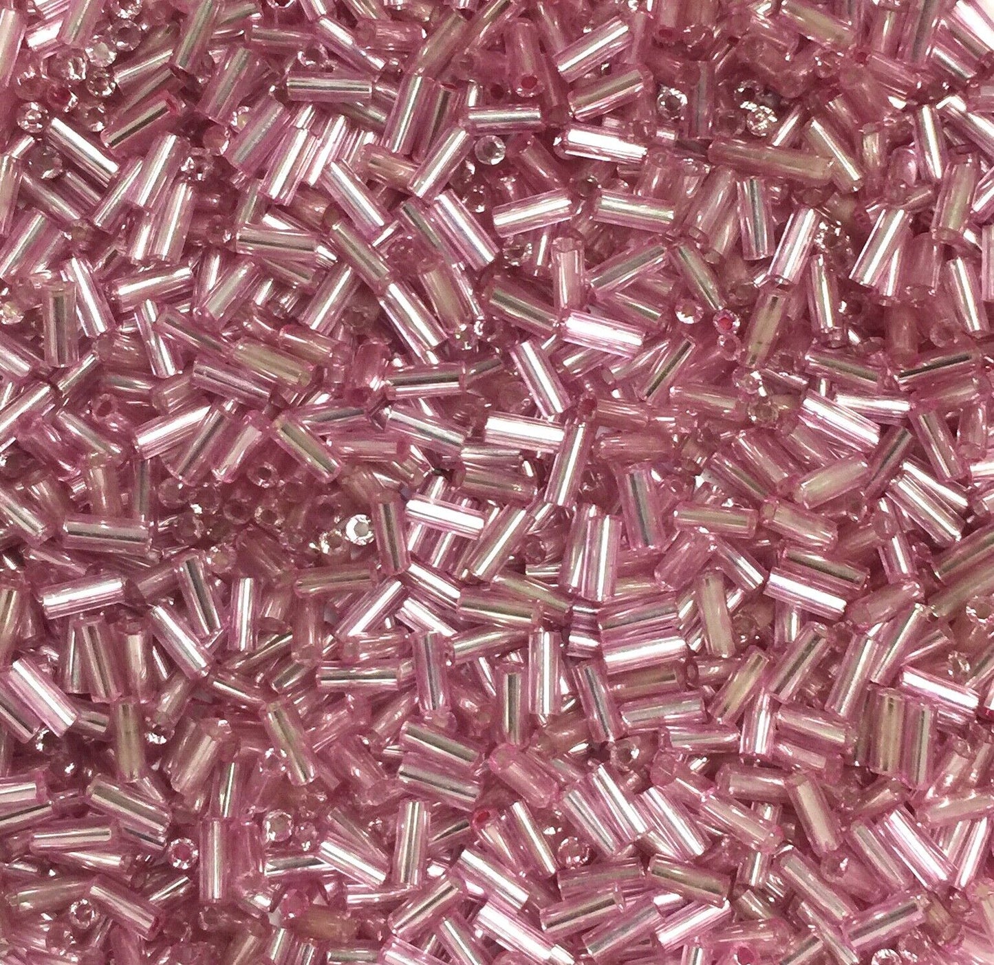 1800+ Shiny Bugle Glass 4.5-5.0mm Seed Tube Beads - Choose Your Colour