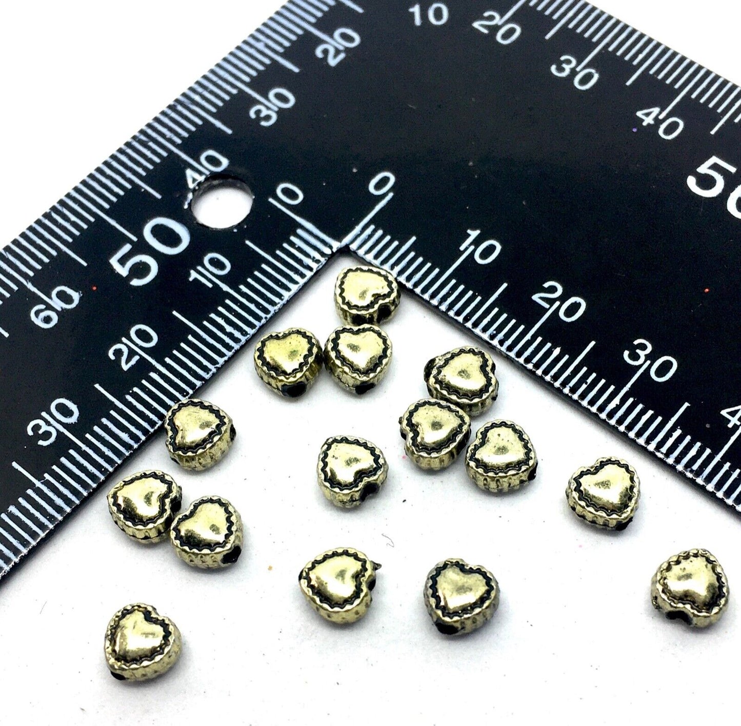 150x  Antique Tibetan Style 5/6mm Acrylic Spacer Beads - Choose Your Design