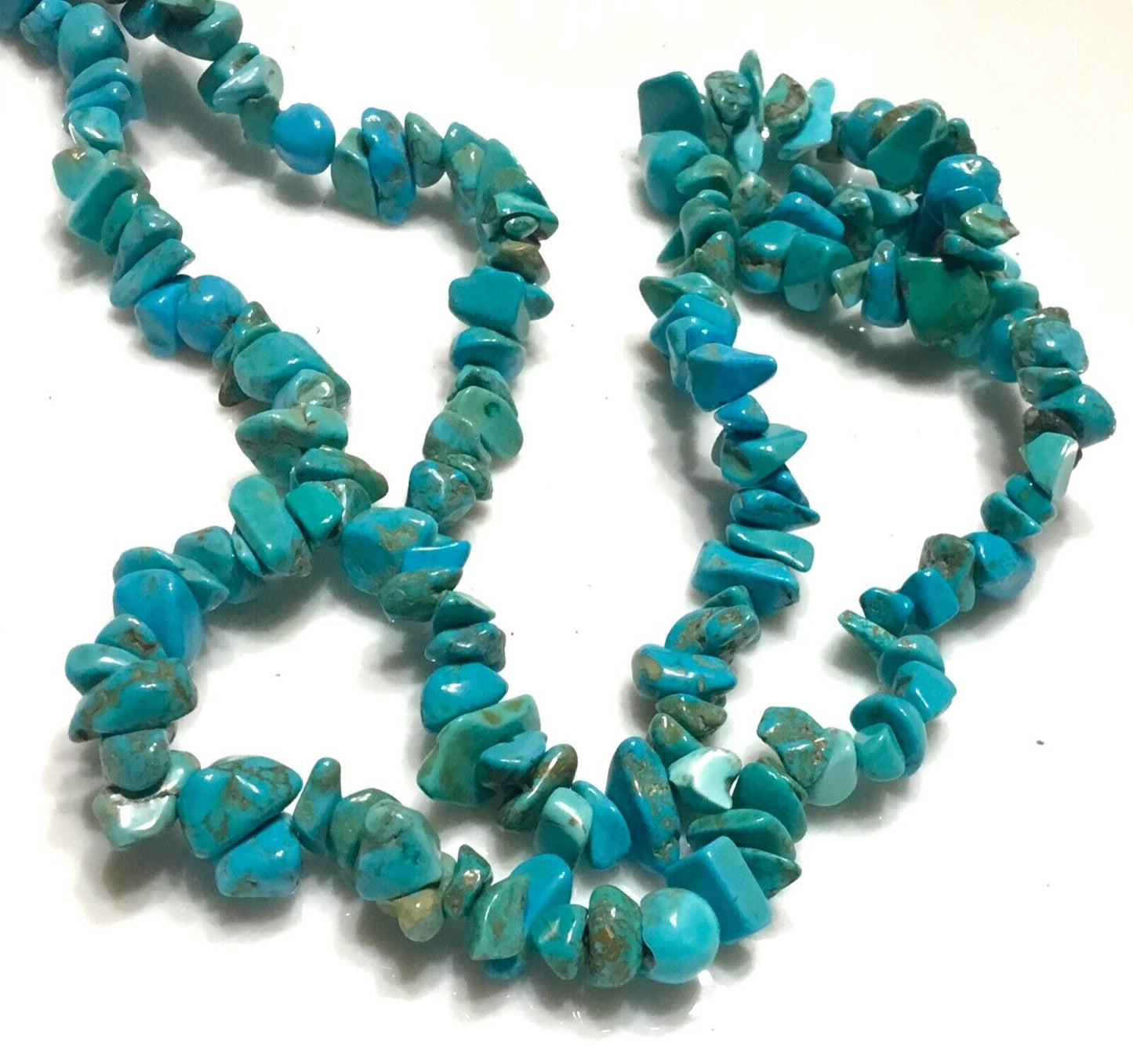 1x Strand 35cm Long Natural Stone Gemstone Chakra Crystal Chips Nugget with Hole