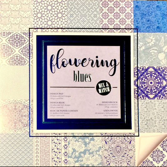 Foiled and Matte Mix and Match Design Pad - 30cm x 30cm - Choose Your Theme