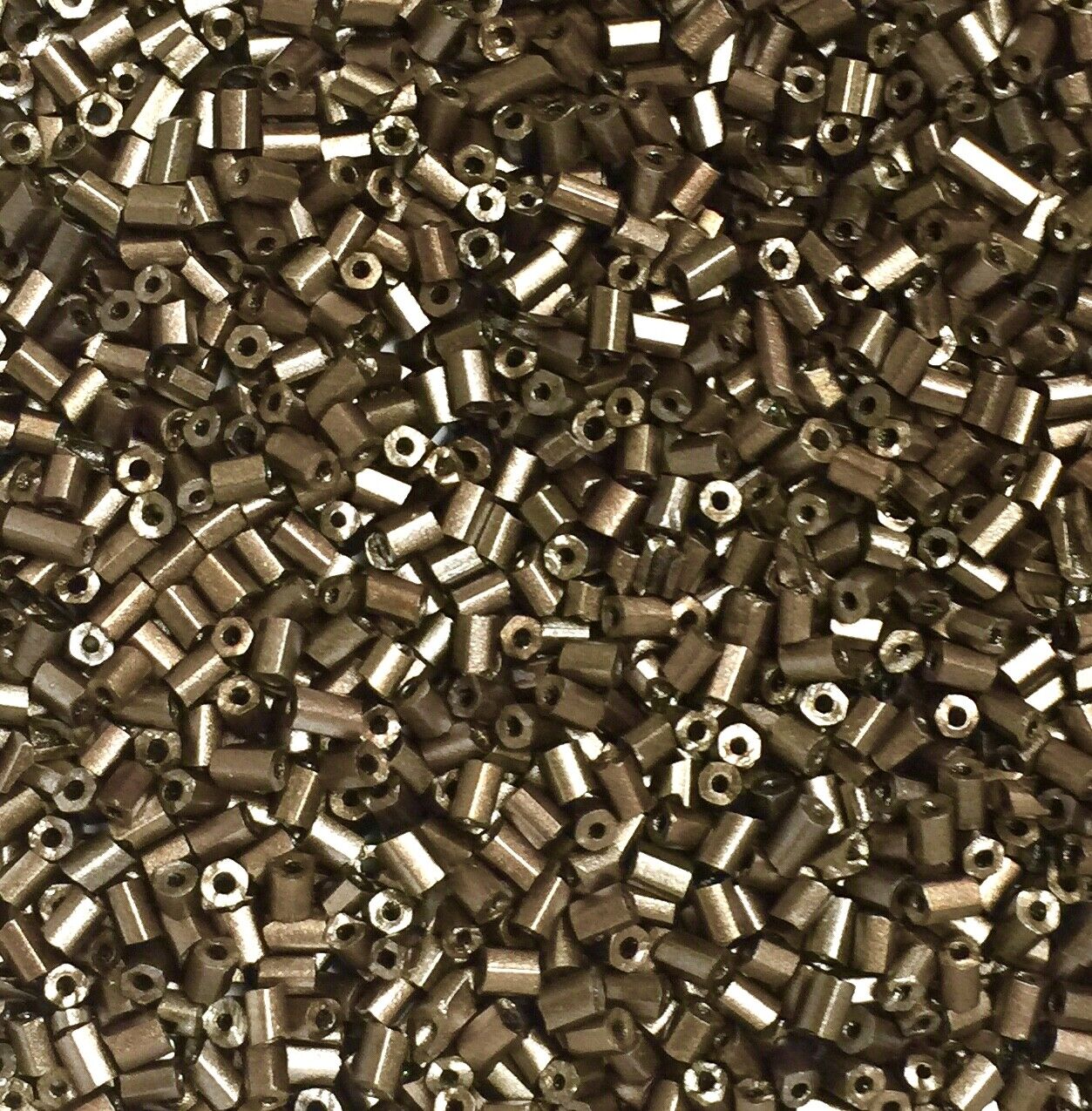 3000+ Bugle 2.5x2.0mm Glass Seed Tube Beads  - Choose Your Colour