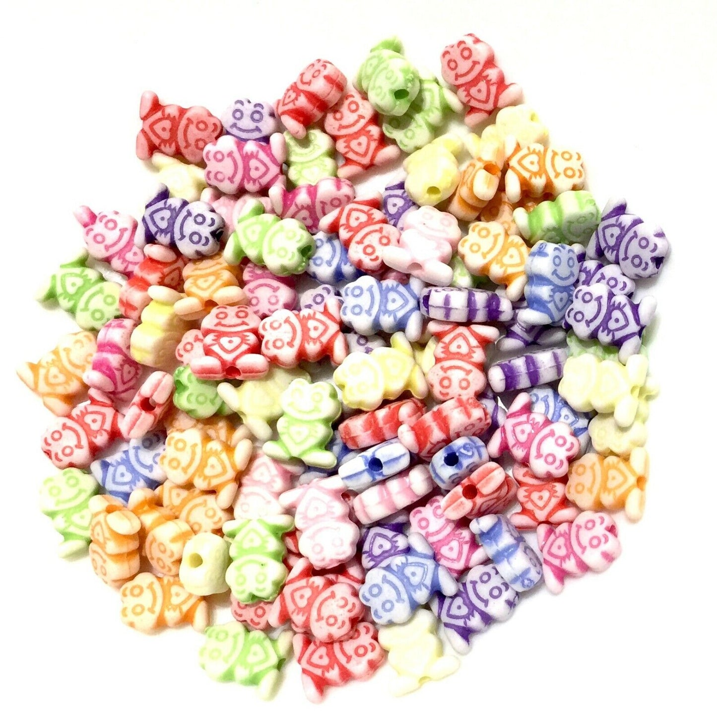 100 pcs Cute Creatures and Creations Spacer Beads - Pick Your Style