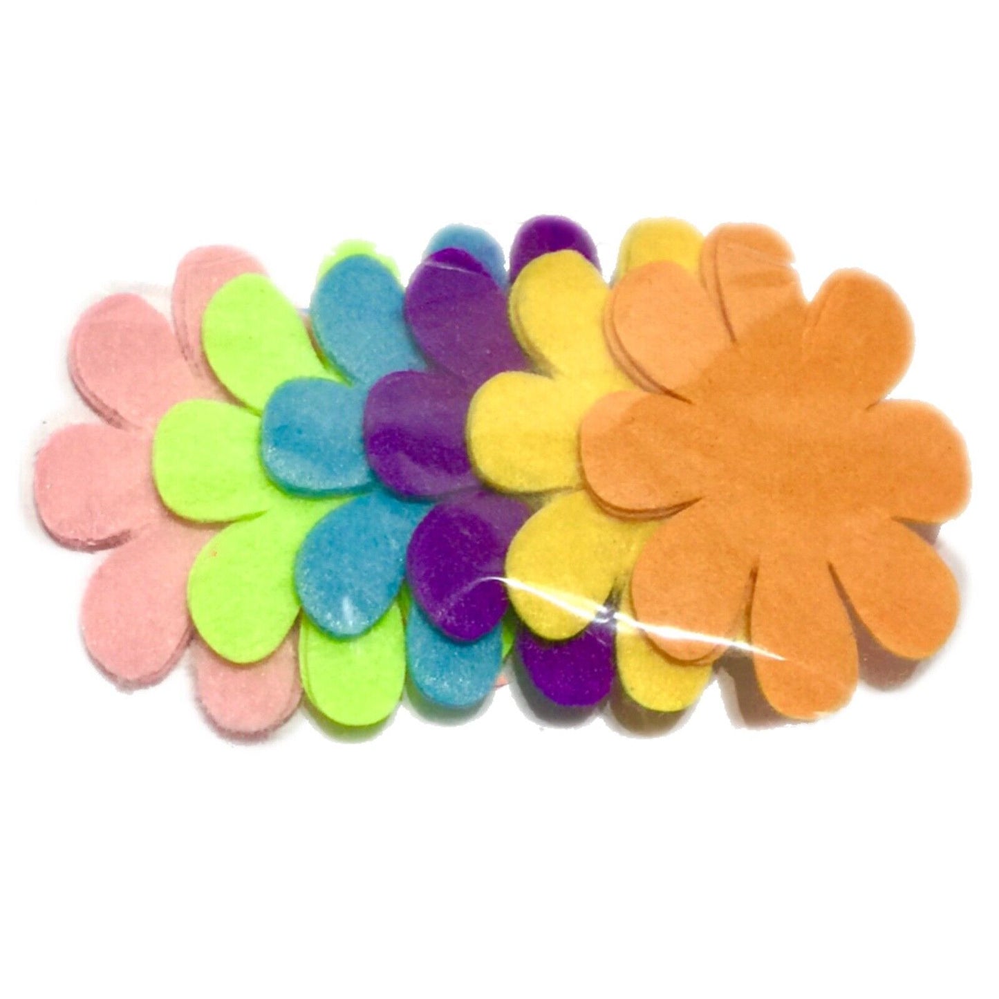 12x Multicolour Foam or Felt Shapes - Unicorn, Butterfly, Heart or Flowers
