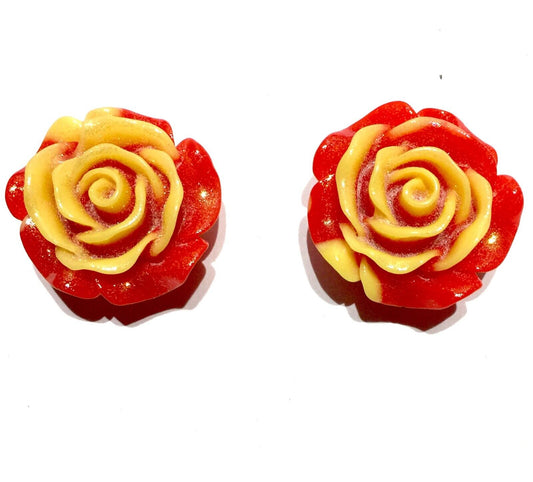 2x Large 30mm Rose Flower Charm Beads/Cabochon
