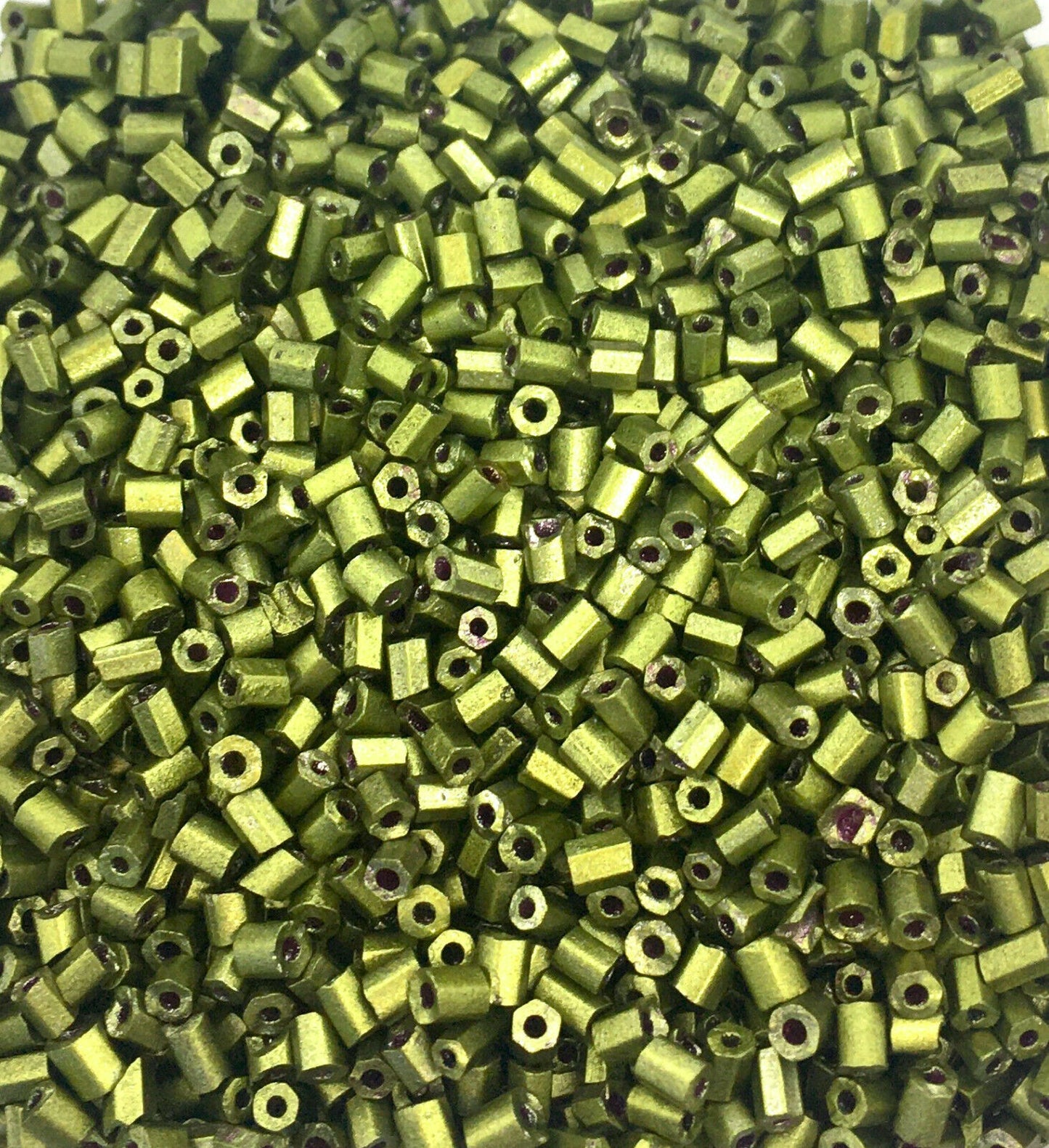 3000+ Bugle 2.5x2.0mm Glass Seed Tube Beads  - Choose Your Colour