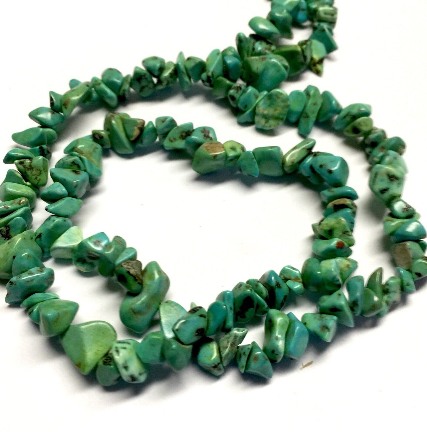 1x Strand 35cm Long Natural Stone Gemstone Chakra Crystal Chips Nugget with Hole
