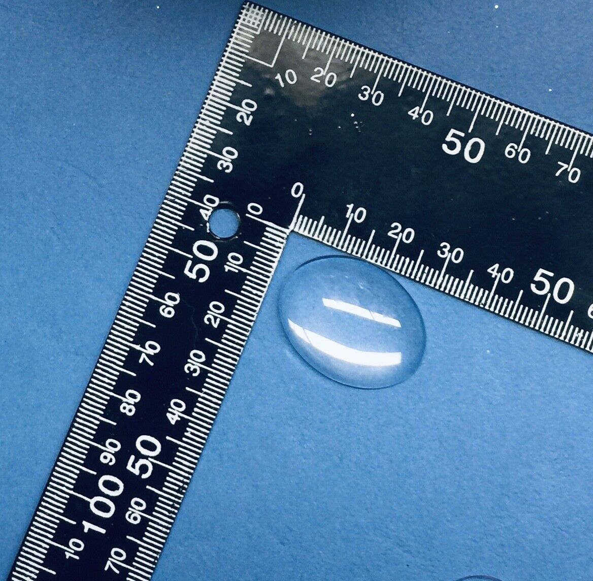 5x/10x/15x Clear Glass Flat Cabochon for Jewellery Making - Round, Heart or Oval