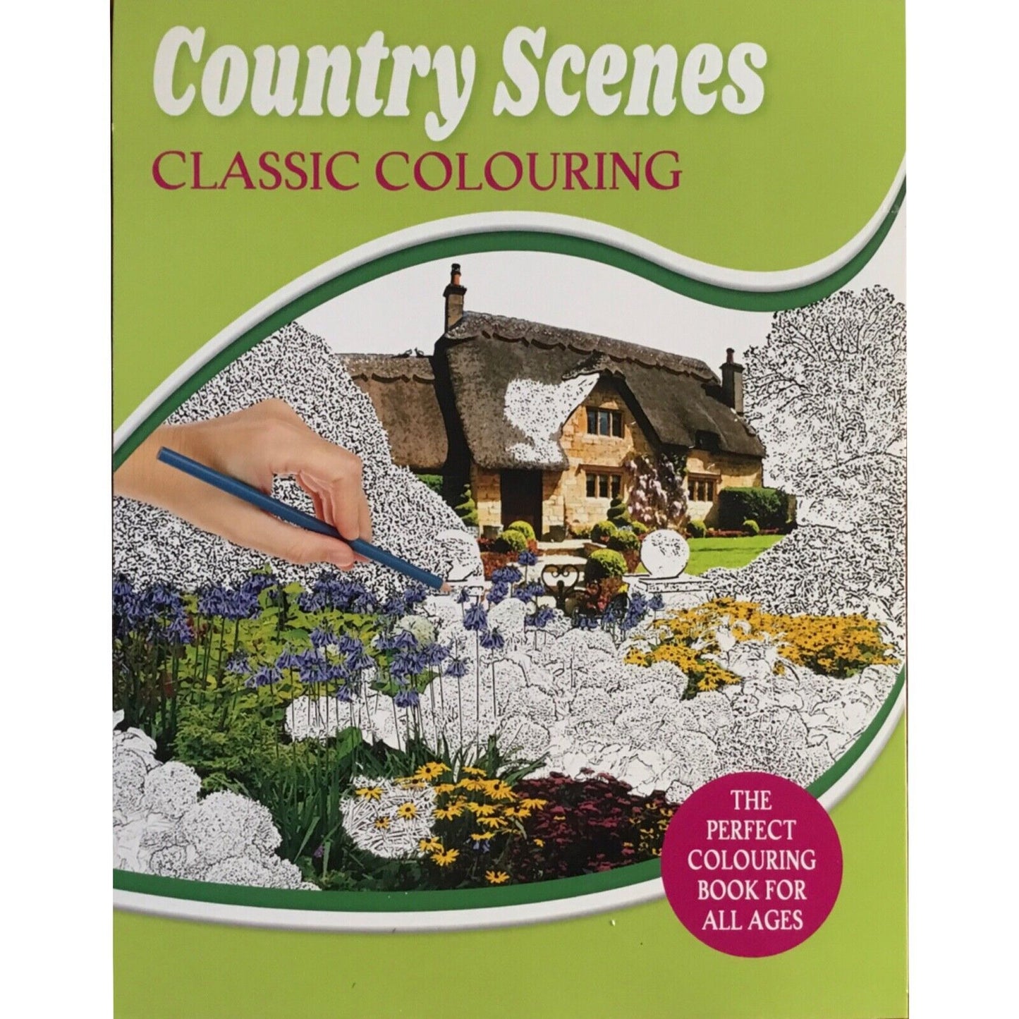 Classic Adult Colouring Book - DeStressing Colouring for Adults