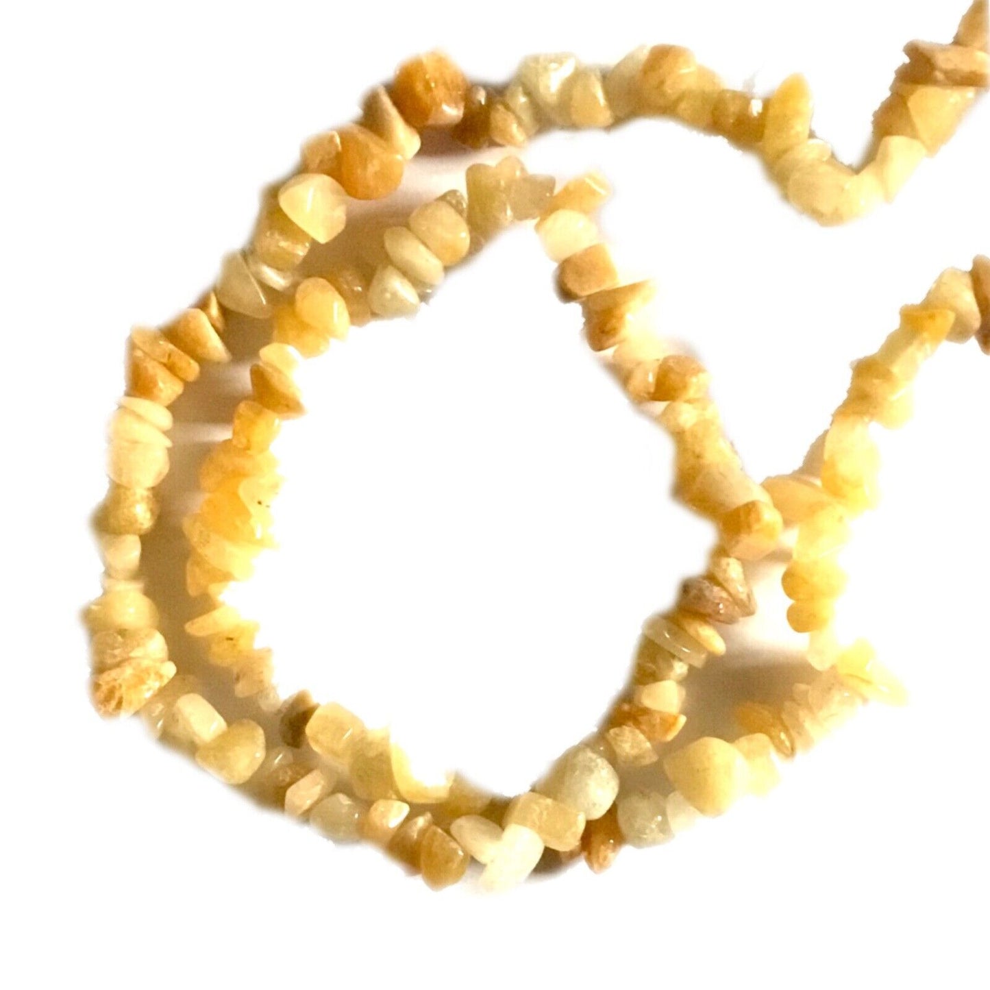1x Strand 35cm Long Natural Stone Gemstone Chakra Crystal Chips Nugget with Hole