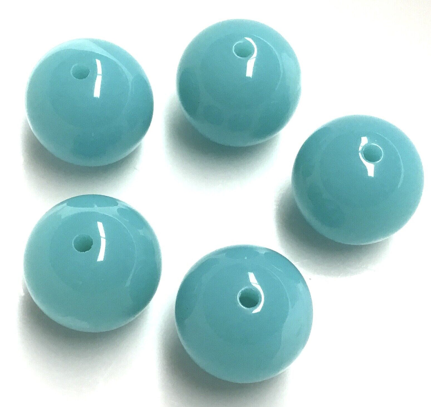 8 pcs Solid Chunky Large 20mm GumBall Candy Bubble Gum Acrylic Beads